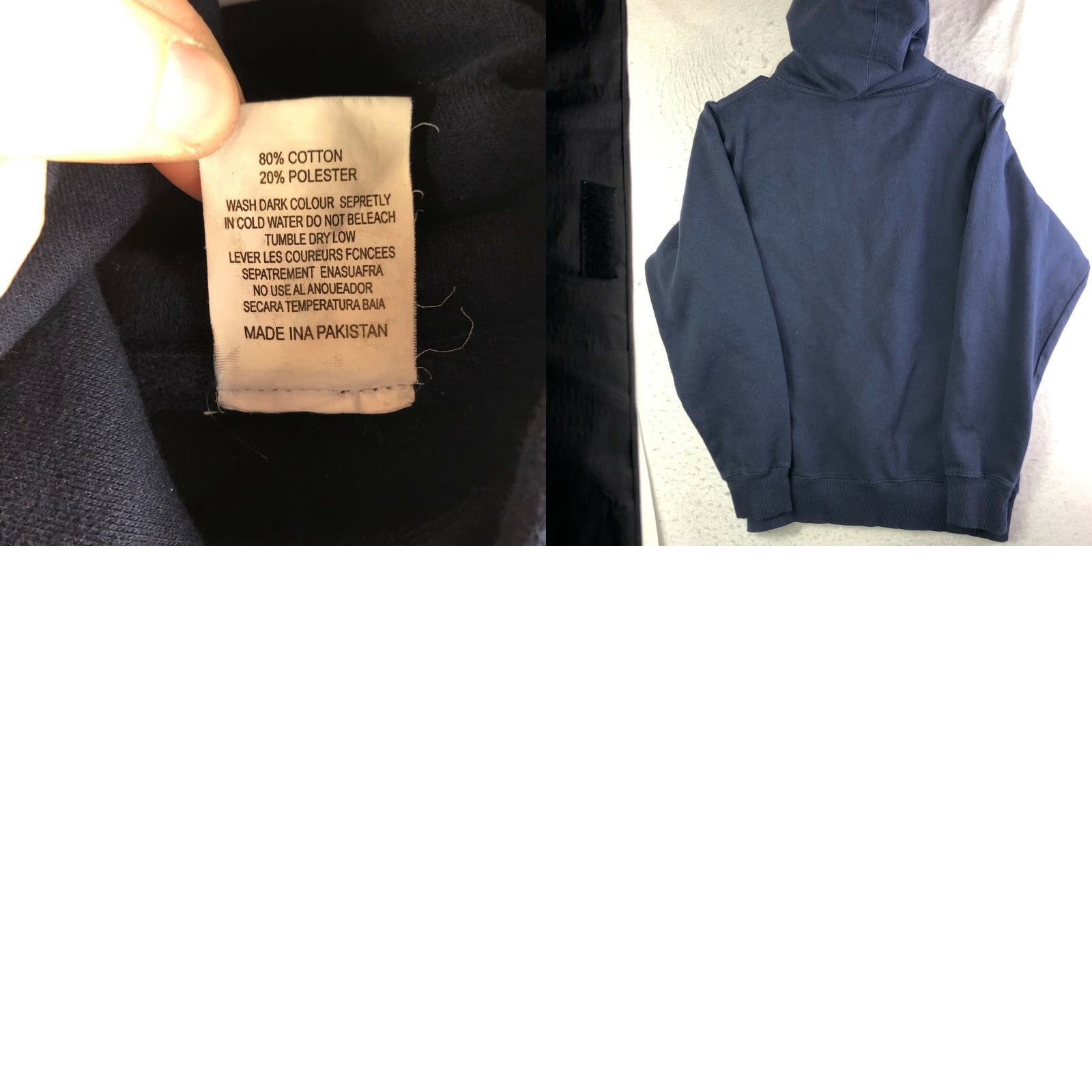 Vintage Dunder Mifflin Paper Company Blue Long Sleeve Hoodie W Pockets Mens Small Size US L / EU 52-54 / 3 - 8 Thumbnail