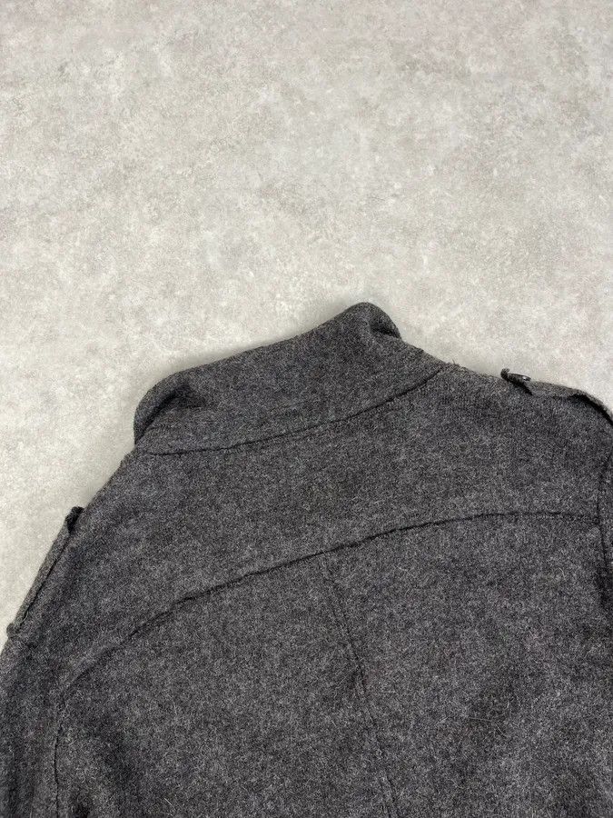 Kris Van Assche Kris Van Assche Grey Wool Double-Breasted Jacket Size US M / EU 48-50 / 2 - 7 Thumbnail