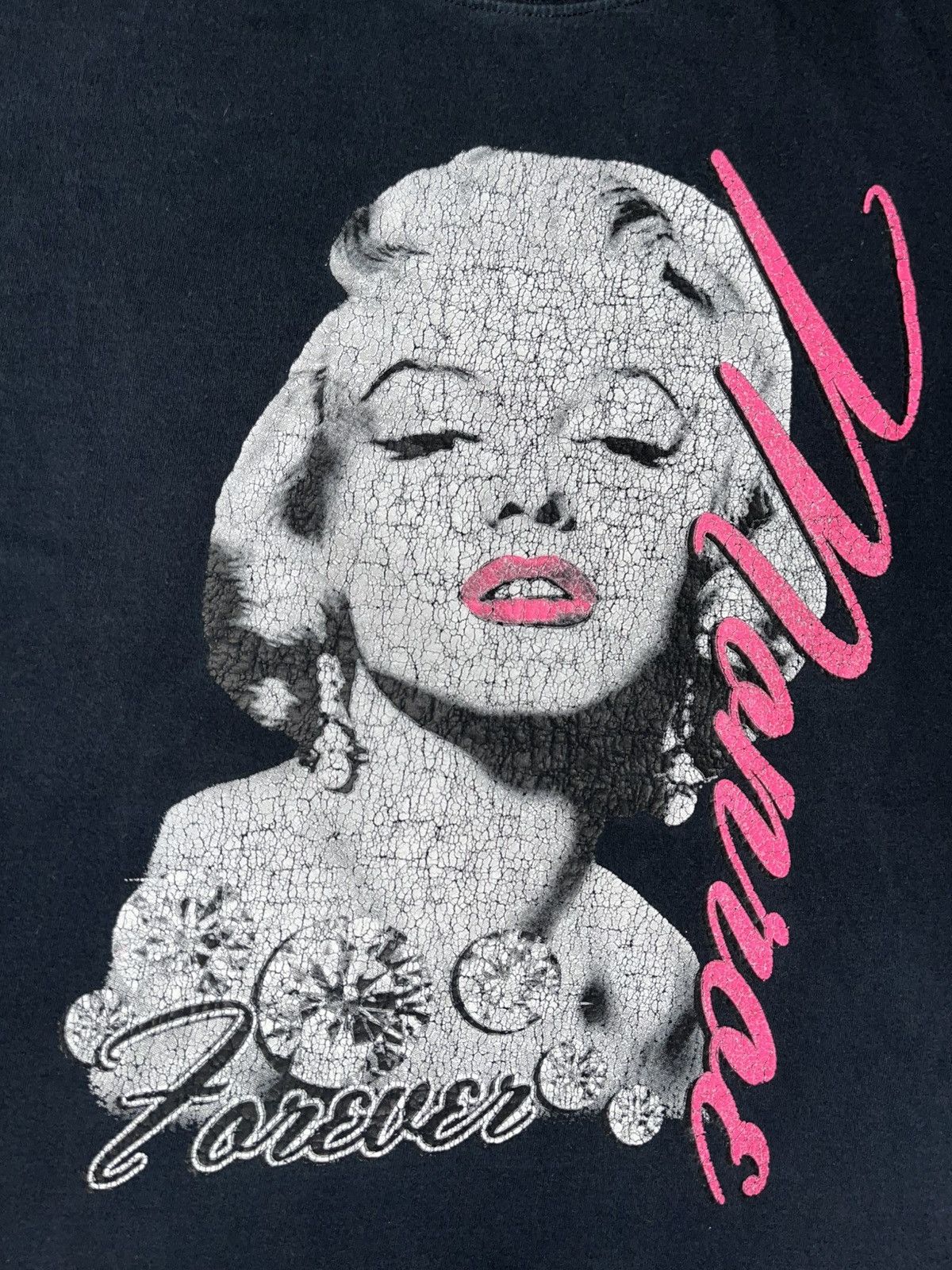 Unsound Rags Crazy Y2K Faded Thrashed Old Hollywood Marilyn Monroe Shirt Size US L / EU 52-54 / 3 - 2 Thumbnail