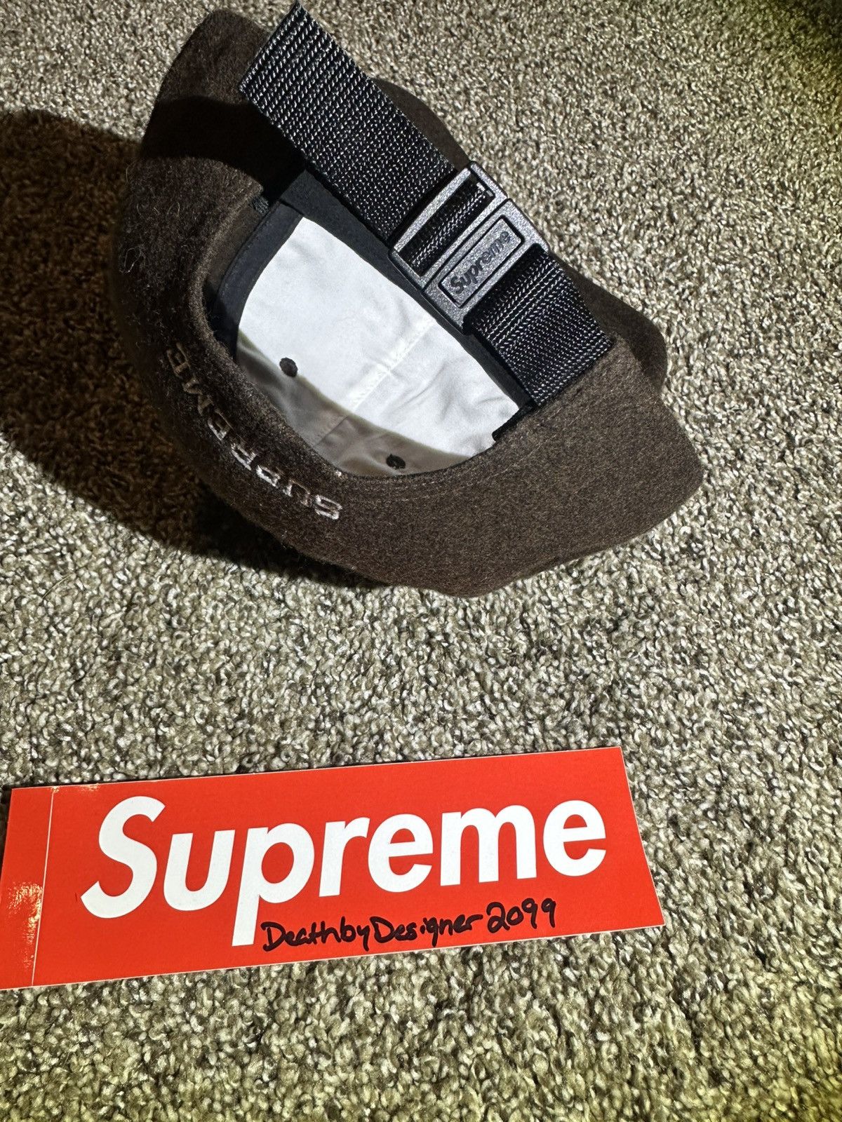 Supreme Supreme Brushed Wool 6-Panel Size ONE SIZE - 3 Thumbnail