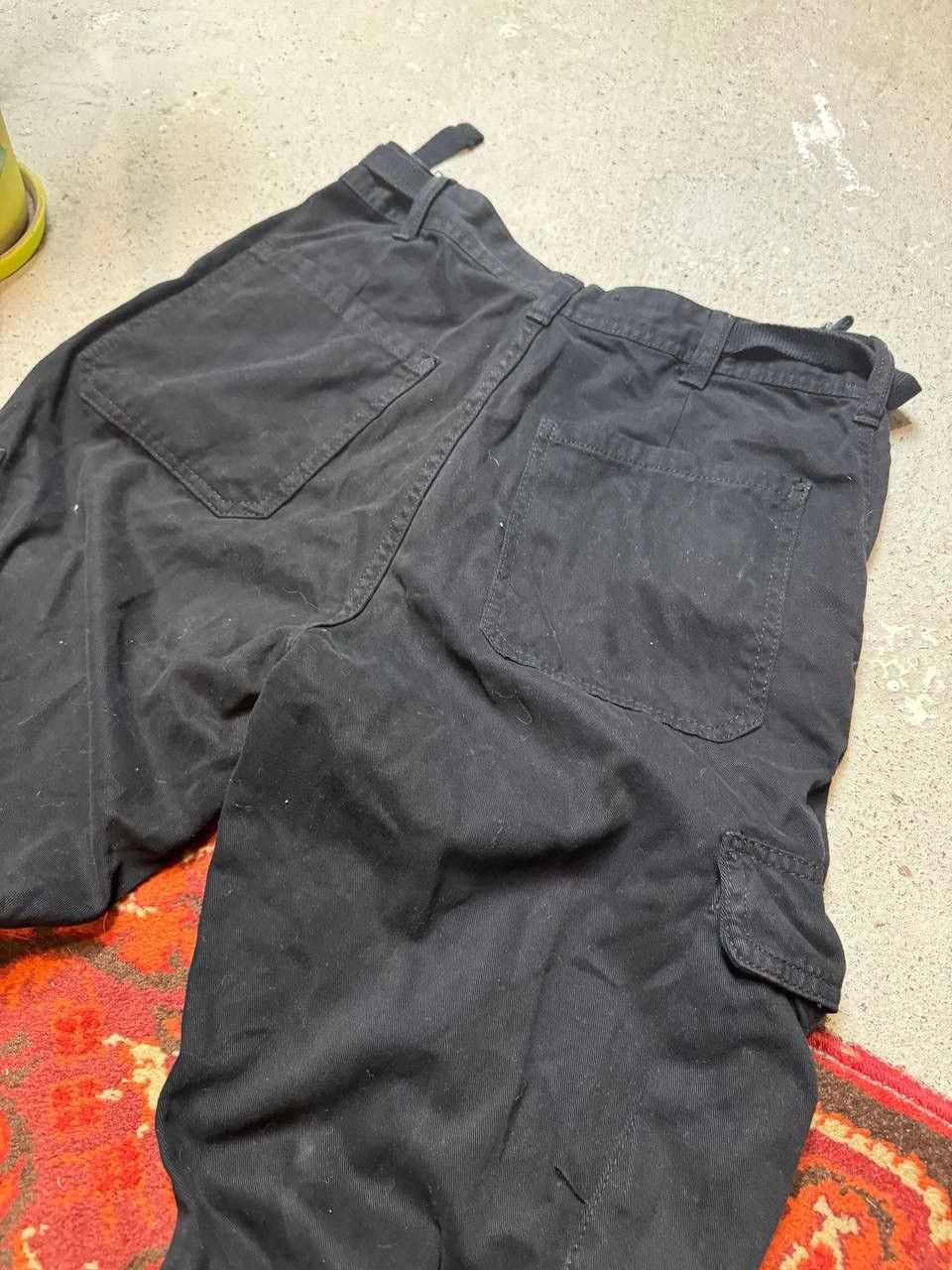 Vintage Vintage Y2K Stradivarius cargo avant garde pants Size 28" / US 6 / IT 42 - 7 Thumbnail