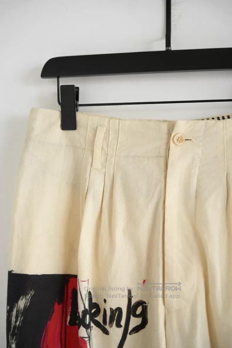 Yohji Yamamoto Yohji Yamamoto size 2 17 SS Asakura Youjia Hand-painted Pan Size US 28 / EU 44 - 4 Thumbnail