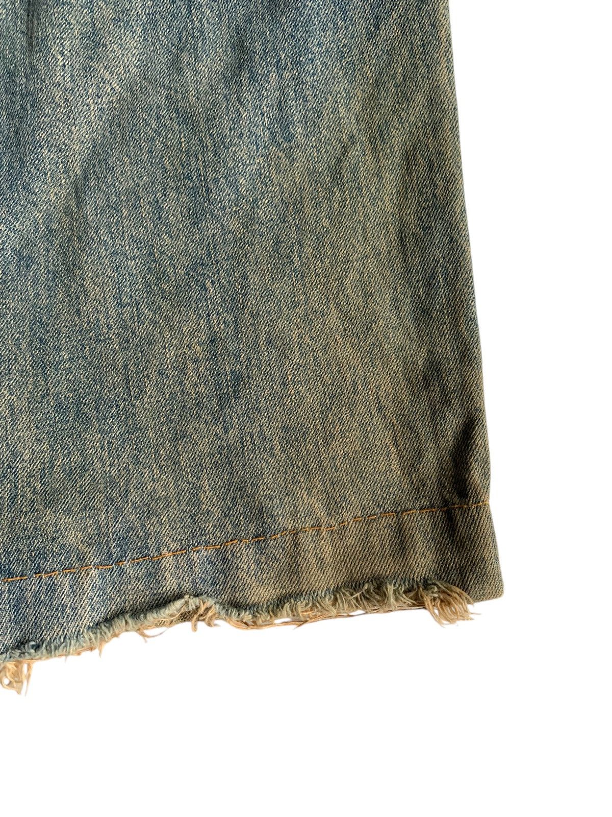 Japanese Brand Vintage Wranger Baggy Faded Selvedge Distressed Denim Size US 33 - 15 Thumbnail
