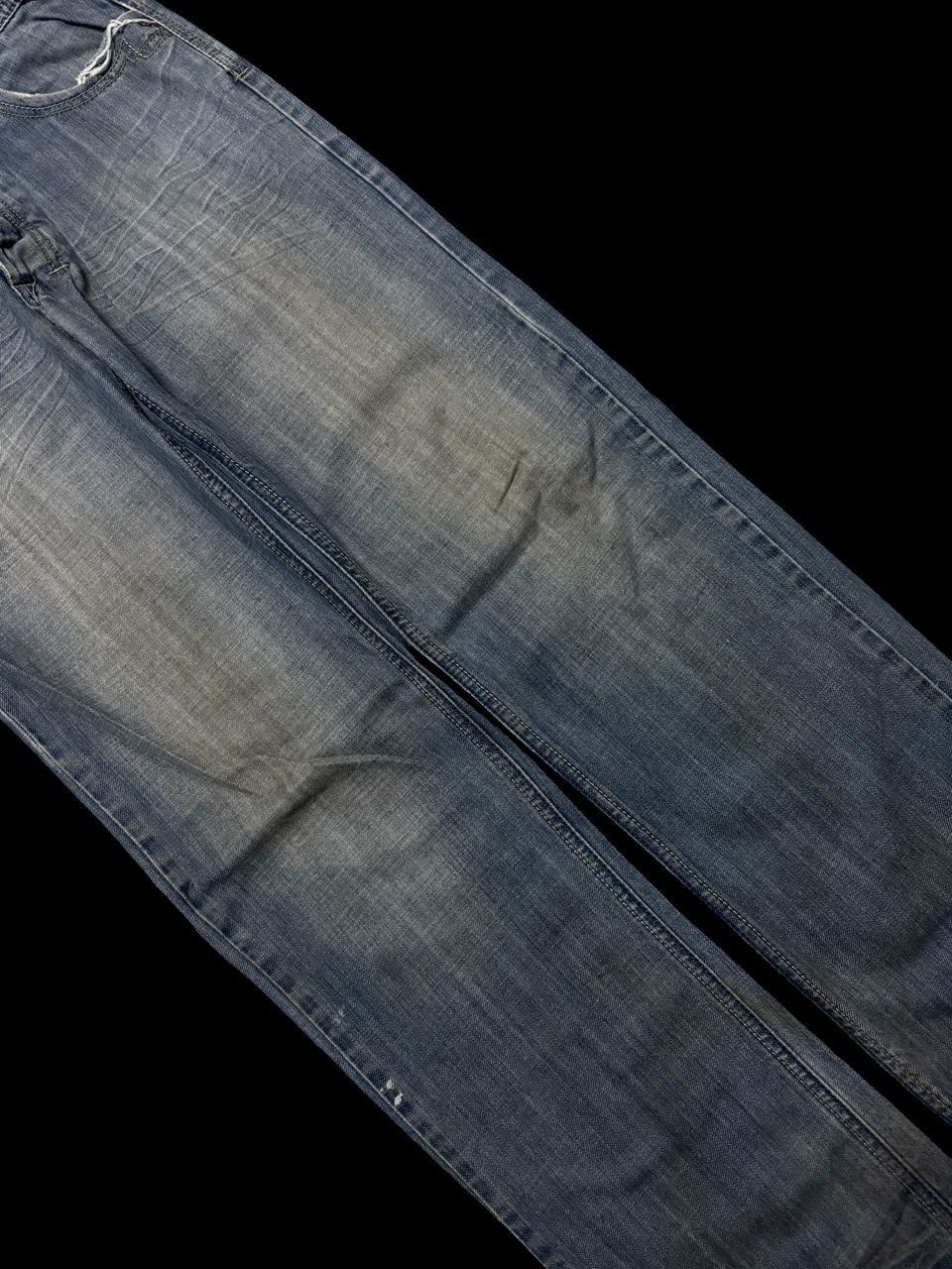 Japanese Brand SICK Japanese RMS Thrashed Faded Distressed Straight Jean Size US 31 - 7 Thumbnail