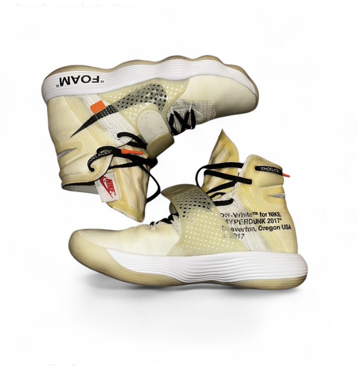 Nike × Off-White Off-White x Hyperdunk 2017 FlyKnit ‘The Ten’ Size US 9.5 / EU 42-43 - 2 Thumbnail