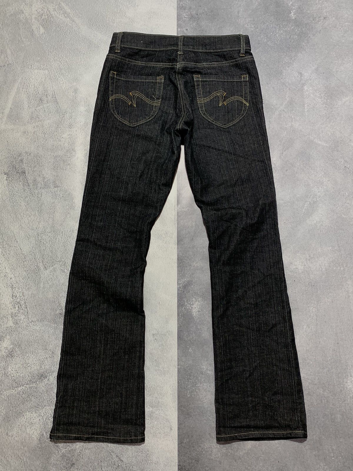Vintage Vintage Y2K style Flared denim pants trousers size 29 Size 29" - 1 Thumbnail