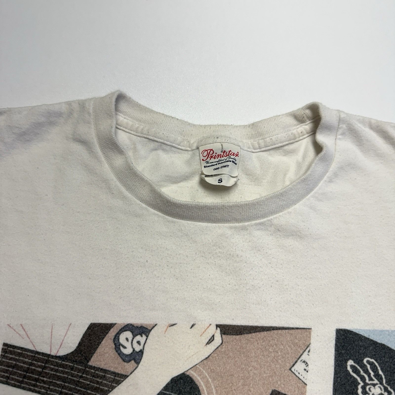 Japanese Brand Hyper Girl Anime Graphic T Shirt Womens Small White Short Sl Size S / US 4 / IT 40 - 4 Thumbnail