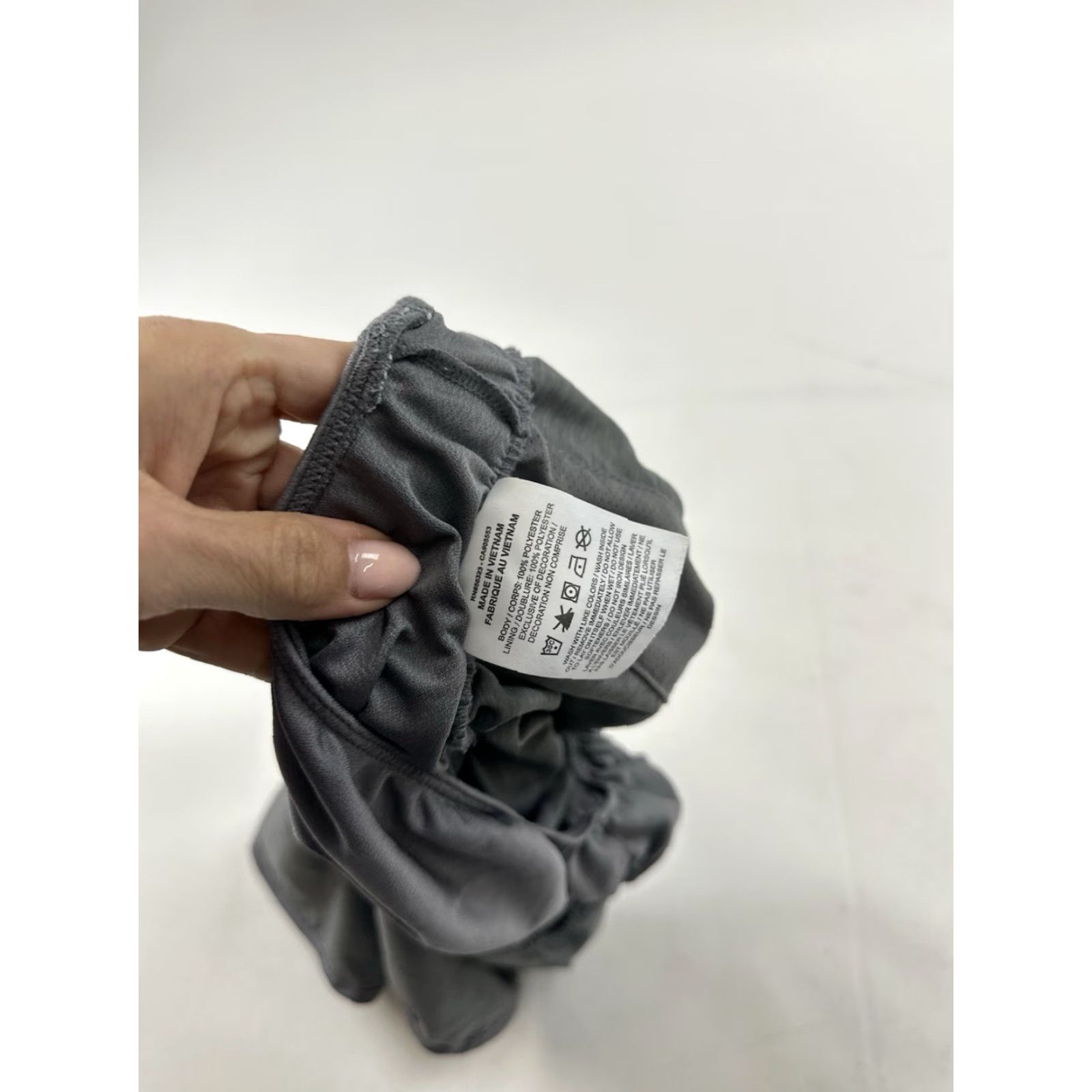 Nike Nike Shorts M Medium Grey Tempo Running Lined Brief Women’s Size 32" / US 10 / IT 46 - 4 Thumbnail