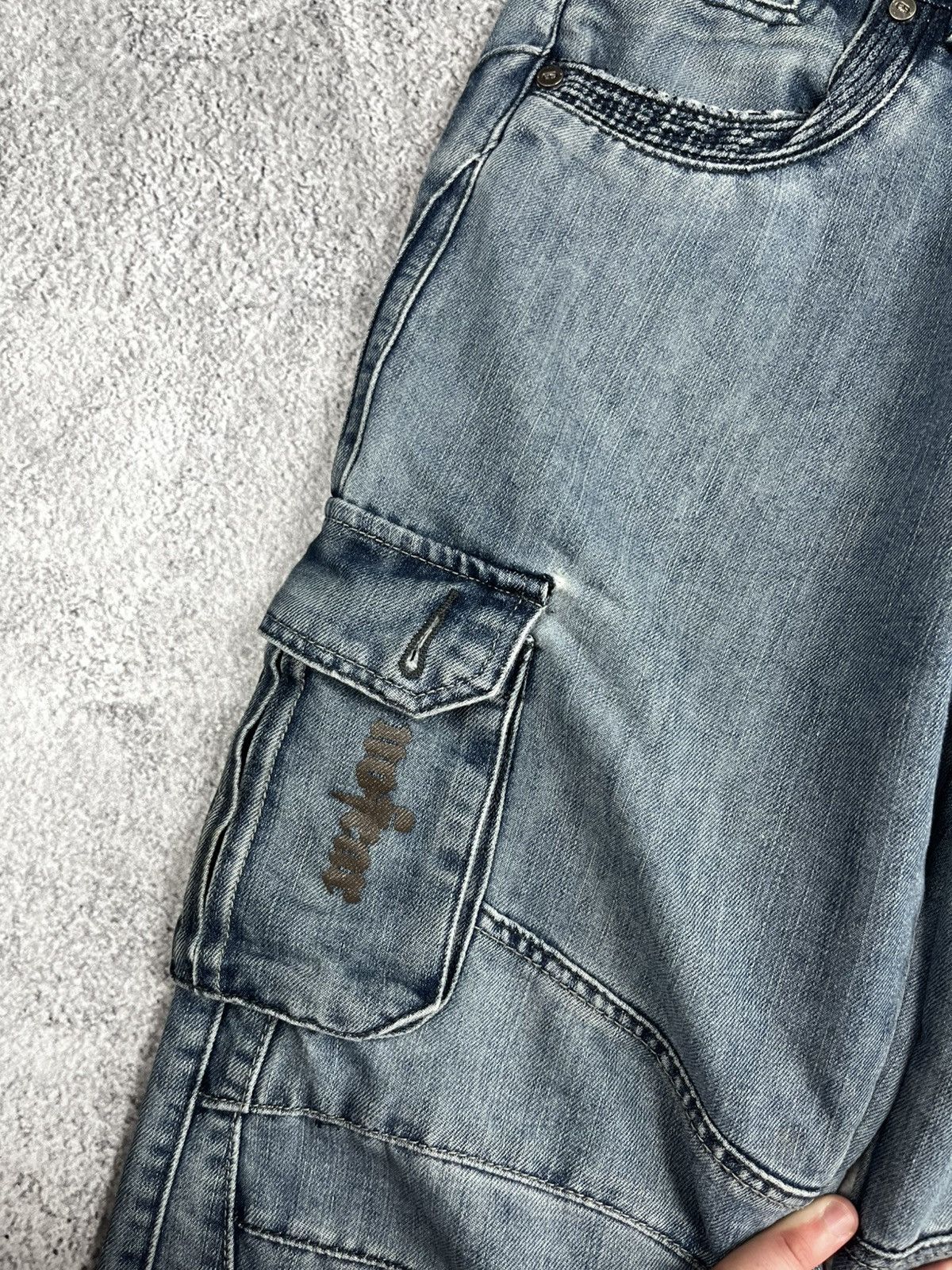 No Fear × Vintage crazy y2k vintage faded jeans if six was nine style no fear Size US 32 / EU 48 - 8 Thumbnail