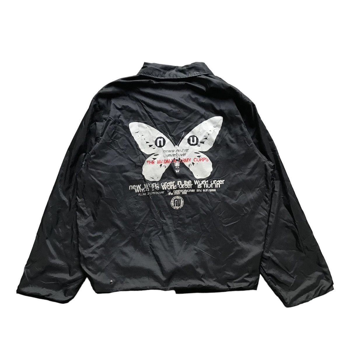 Undercover 1998s Undercover NWO Butter Fly Coach Jacket Jun Takahashi Size US M / EU 48-50 / 2 - 1 Thumbnail