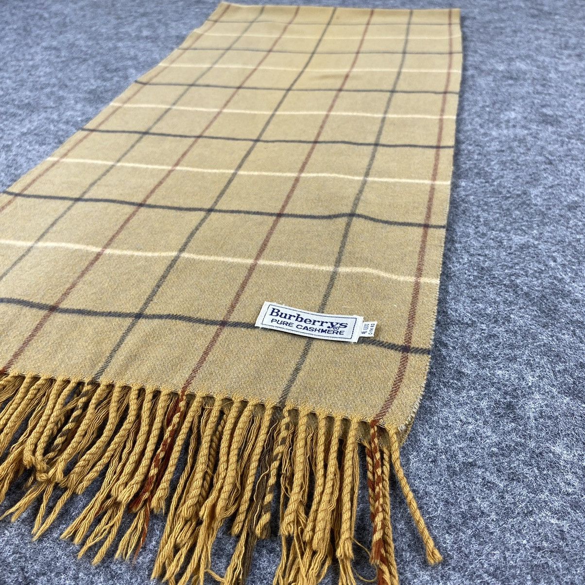 Burberry × Vintage Burberrys Scarf # DZ045 # Muffler # Neckwear Size ONE SIZE - 8 Thumbnail