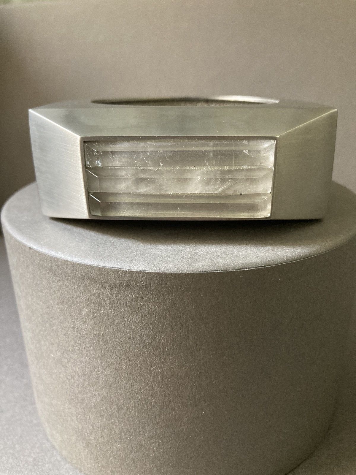 Rick Owens NEVER WORN/ Rick Owens Crystal Beveled Bangle Bracelet Size ONE SIZE - 2 Thumbnail
