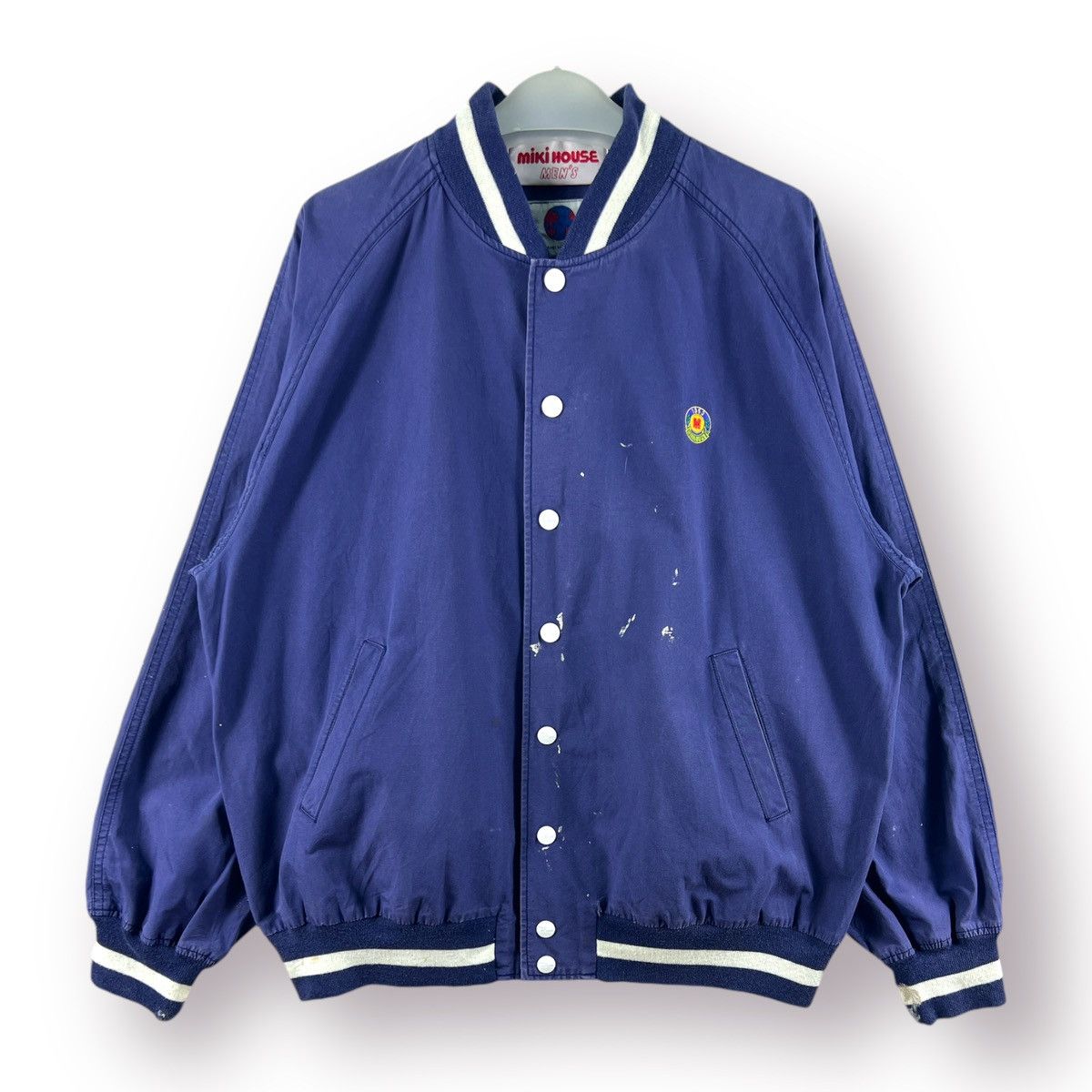 Mickey Inc 🔥 Vintage 90's Miki House Country Distressed Varsity Size US L / EU 52-54 / 3 - 2 Thumbnail
