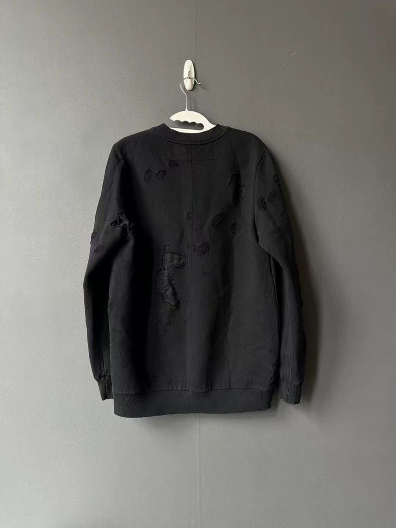 Givenchy Givenchy Black Large Hole Sweatshirt 2505-Nextarrow Size US S / EU 44-46 / 1 - 2 Thumbnail