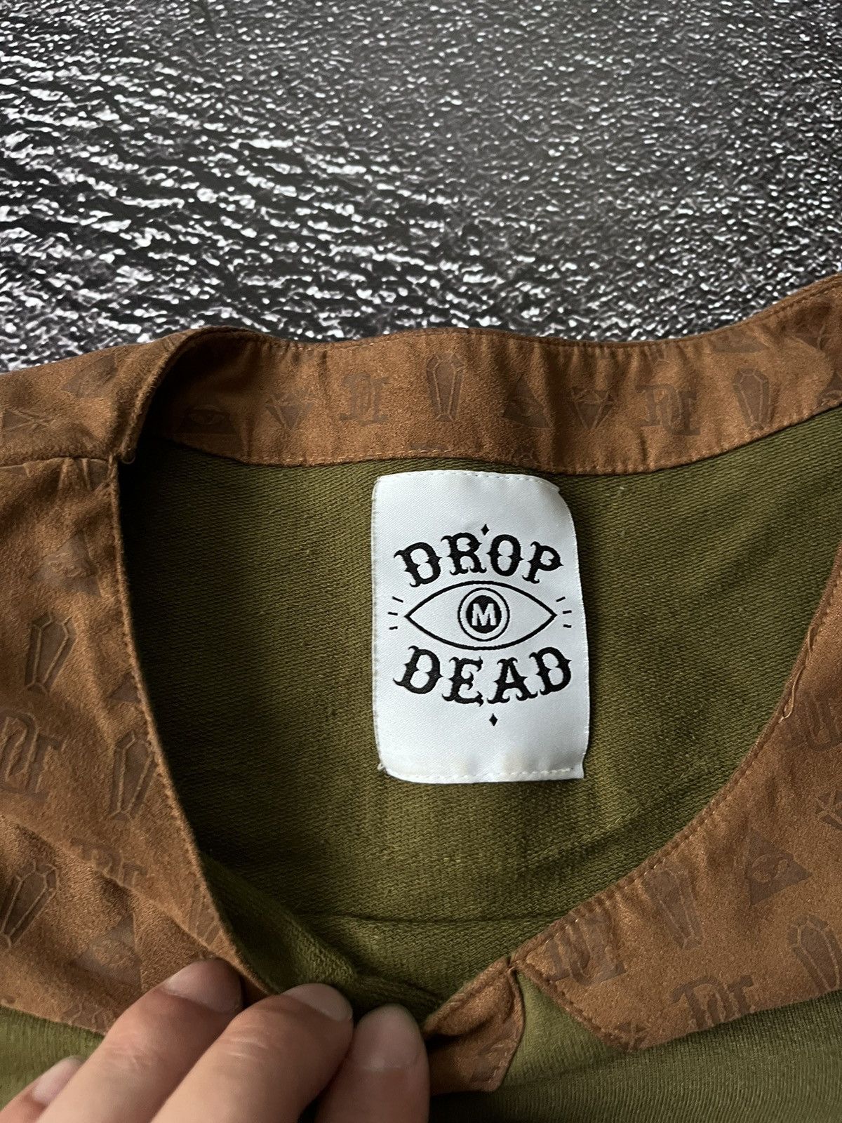 Drop Dead Clothing Drop Dead Vintage Womens Olive Sweatshirt Size M / US 6-8 / IT 42-44 - 6 Thumbnail