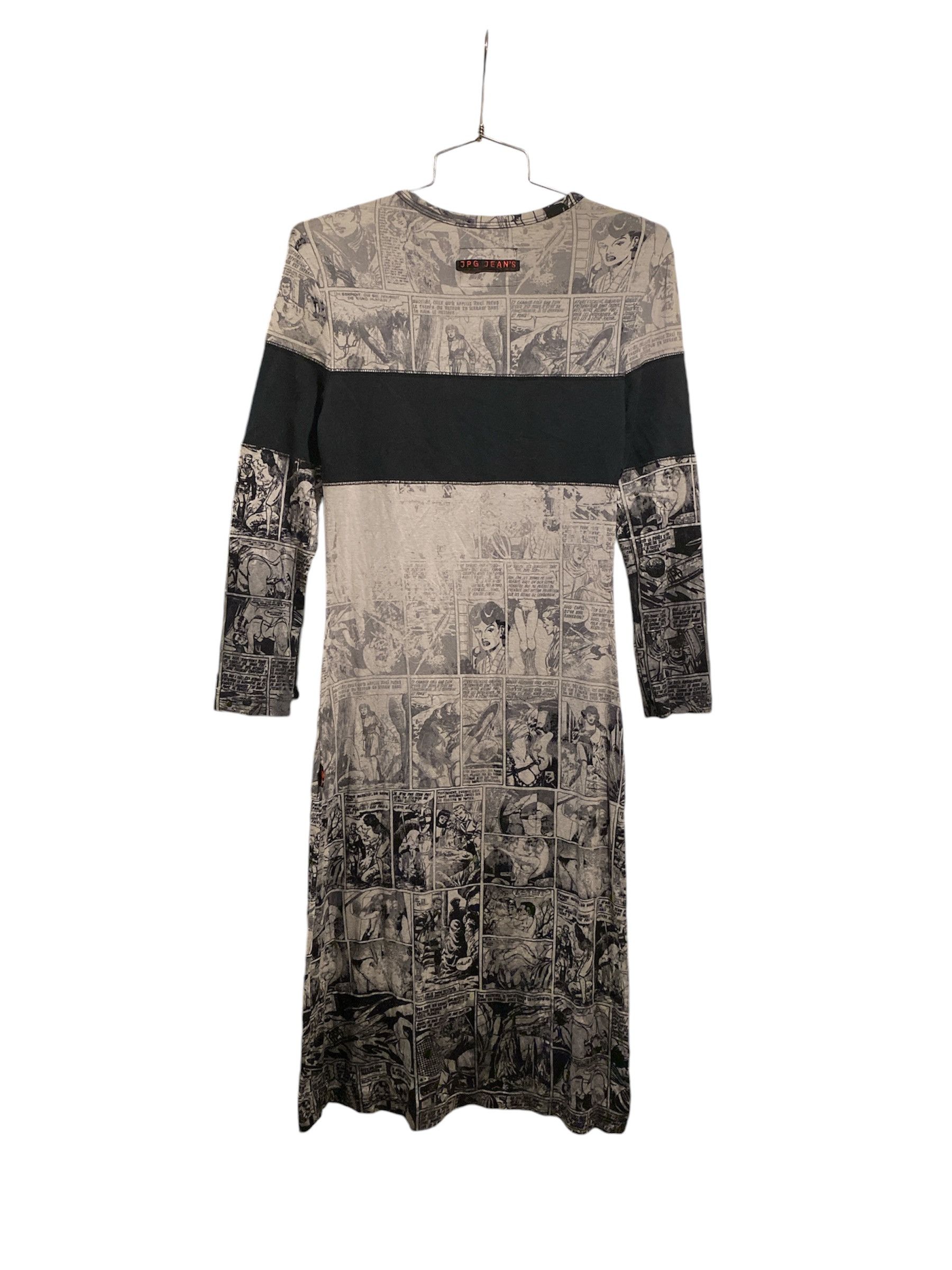 Jean Paul Gaultier 1995 Jean Paul Gaultier Safe Sex Forever Comic Book Dress Size S / US 4 / IT 40 - 2 Thumbnail