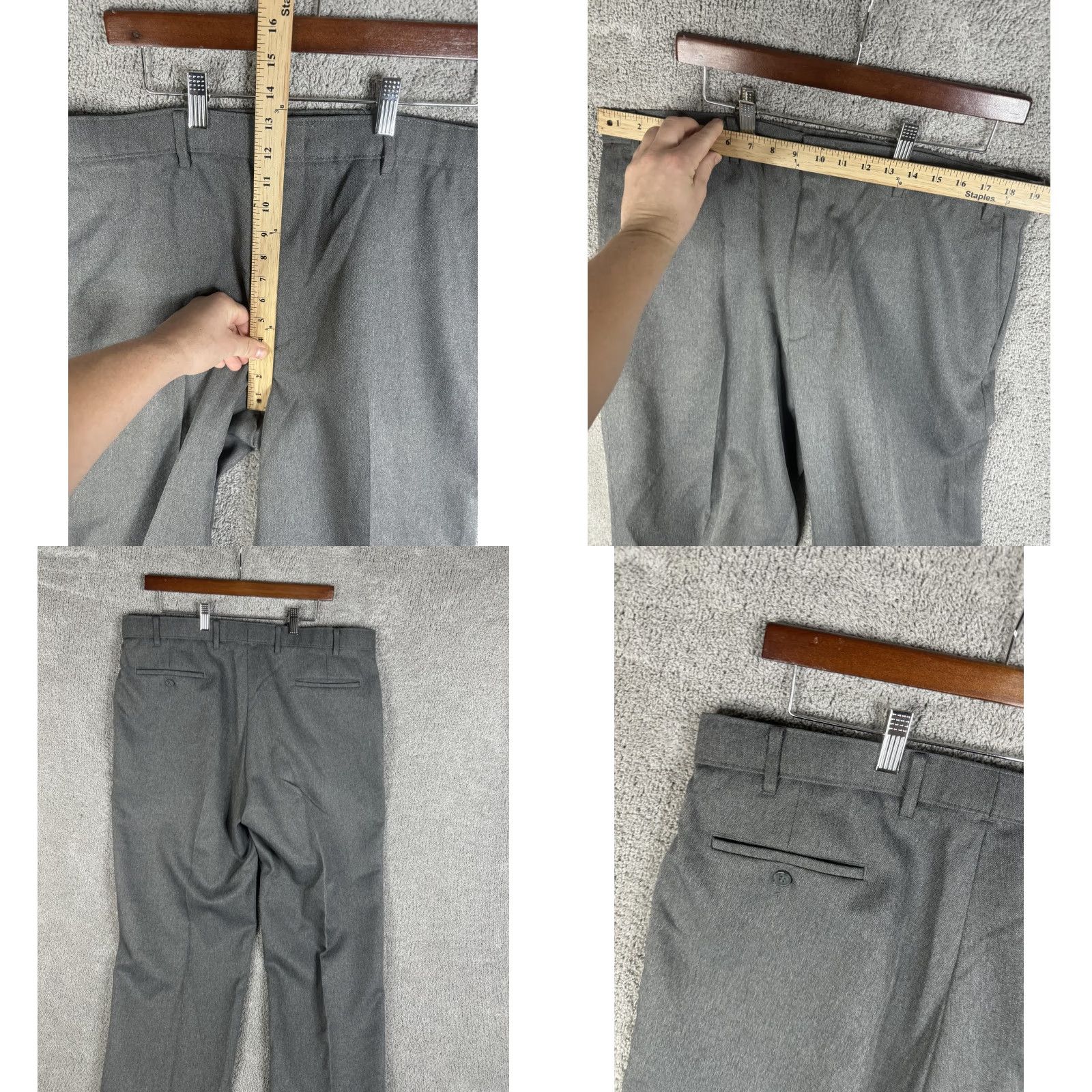 Levi's Levi's Action Slacks Pants Mens 40x30 Gray Dress Chino Straight Leg 4050-76 Size US 40 / EU 56 - 8 Thumbnail