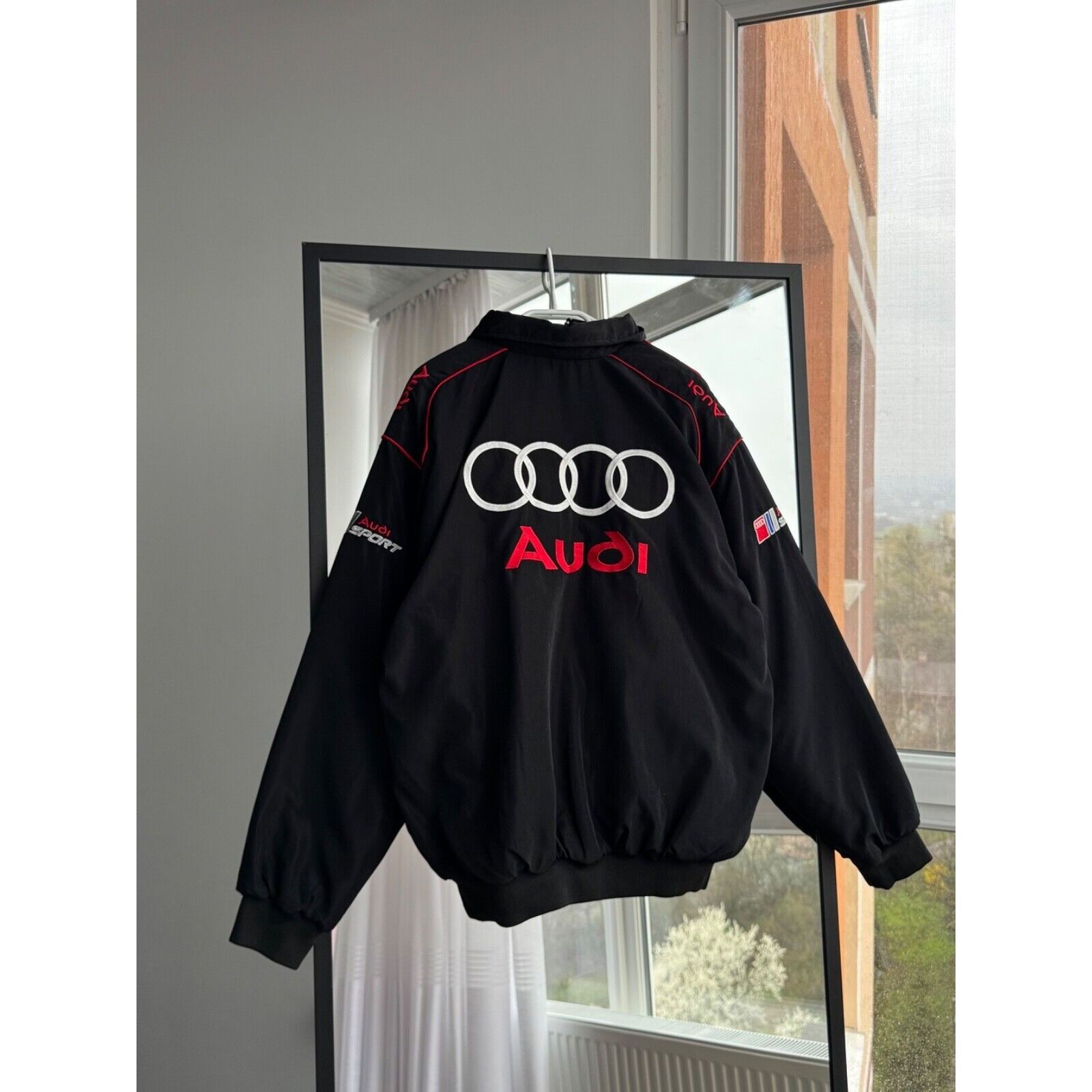 Audi VTG Audi Sport Racing Nylon Bomber Jacket Size US M / EU 48-50 / 2 - 3 Thumbnail