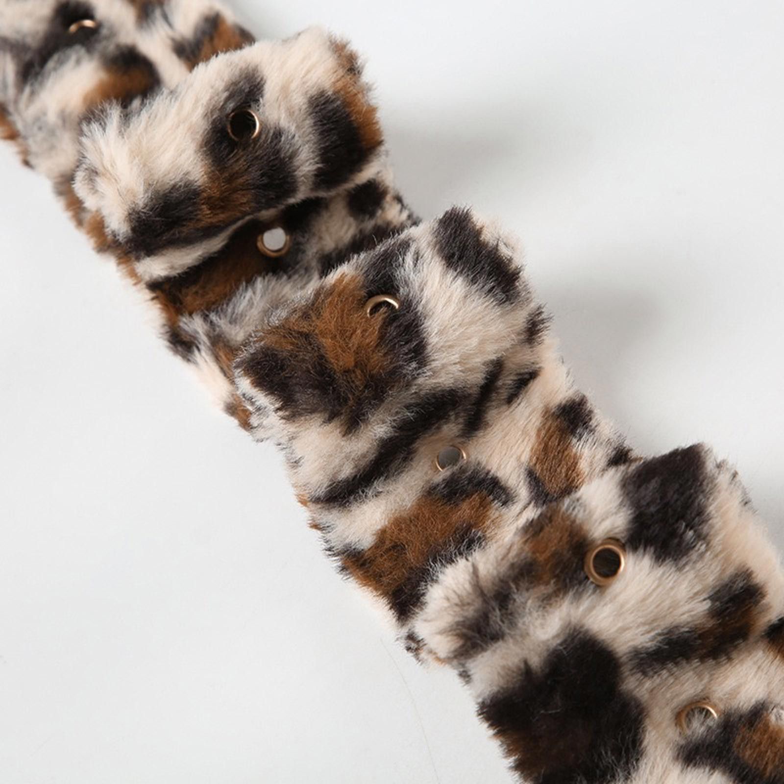Japanese Brand Y2K Furry Retro Whimsical Animal Print Buckle Modern Belt Size ONE SIZE - 8 Thumbnail