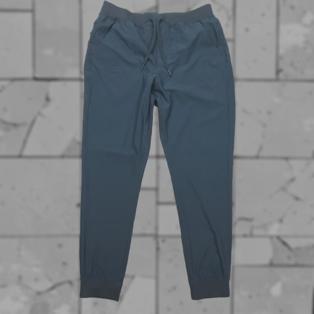 Vintage Birddogs Jogger Pants Men XL Blue Stretch Tapered Athletic Activewear Pants with Pockets Size US 36 / EU 52 - 1 Thumbnail