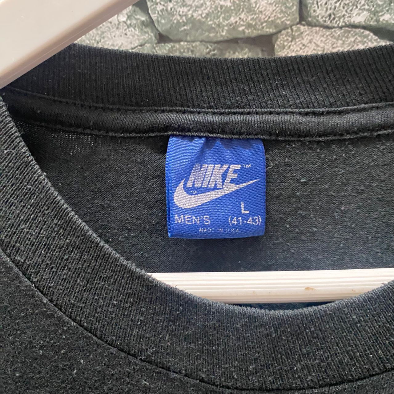 Nike Vintage 80s Nike Run Blue Tag Tshirt Size US L / EU 52-54 / 3 - 6 Thumbnail