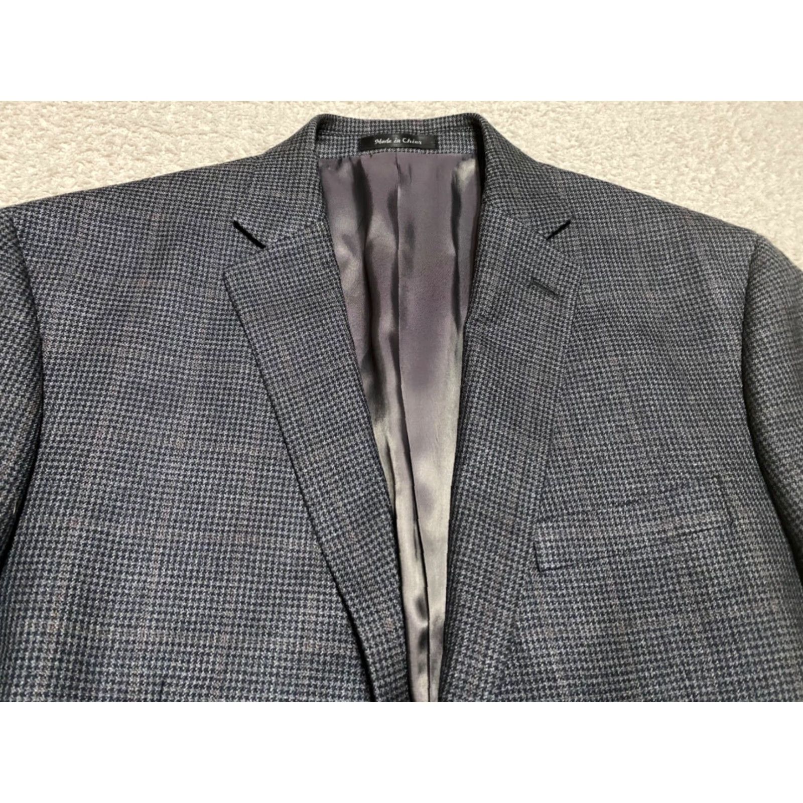 Ralph Lauren Lauren Ralph Lauren Blazer Mens sz 44 Multicolor Plaid Silk Wool Blend 2-Button Size 44R - 3 Thumbnail