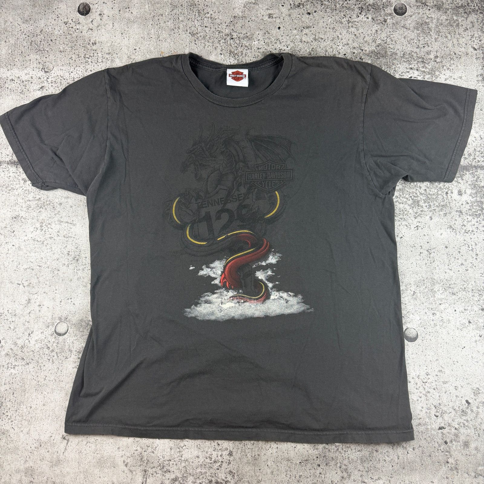 Harley Davidson Smoky Mountain Harley Davidson Tail Of The Dragon Shirt XL Size US XL / EU 56 / 4 - 1 Thumbnail