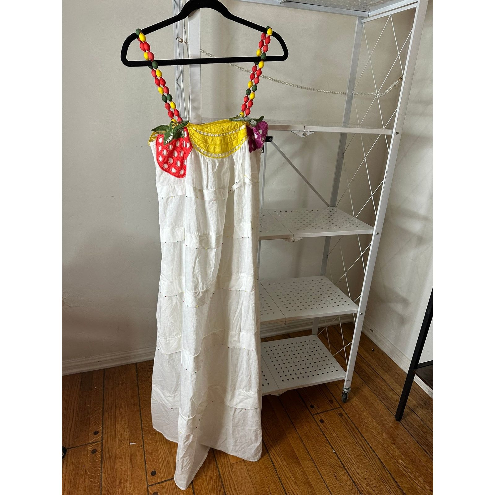 Authentic Farm Rio sleeveless maxi dress S Fruits Richelieu