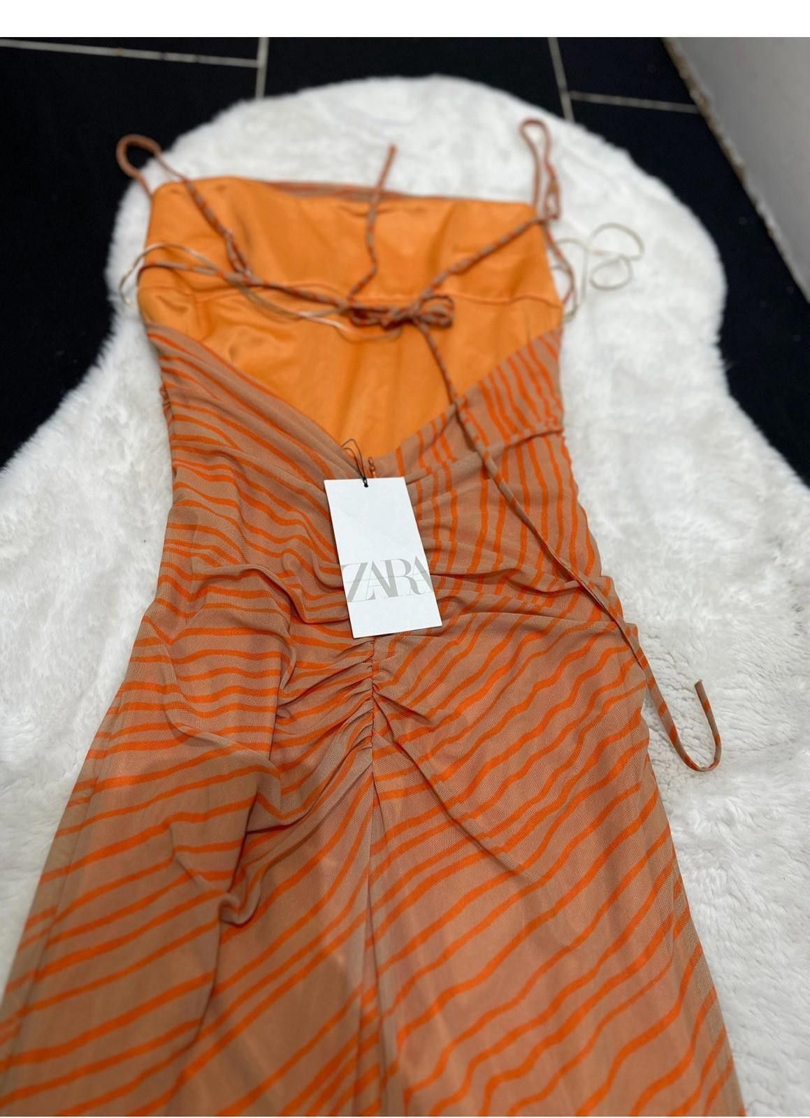 Zara ZARA Tulle Long Maxi Dress Size M / US 6-8 / IT 42-44 - 2 Thumbnail
