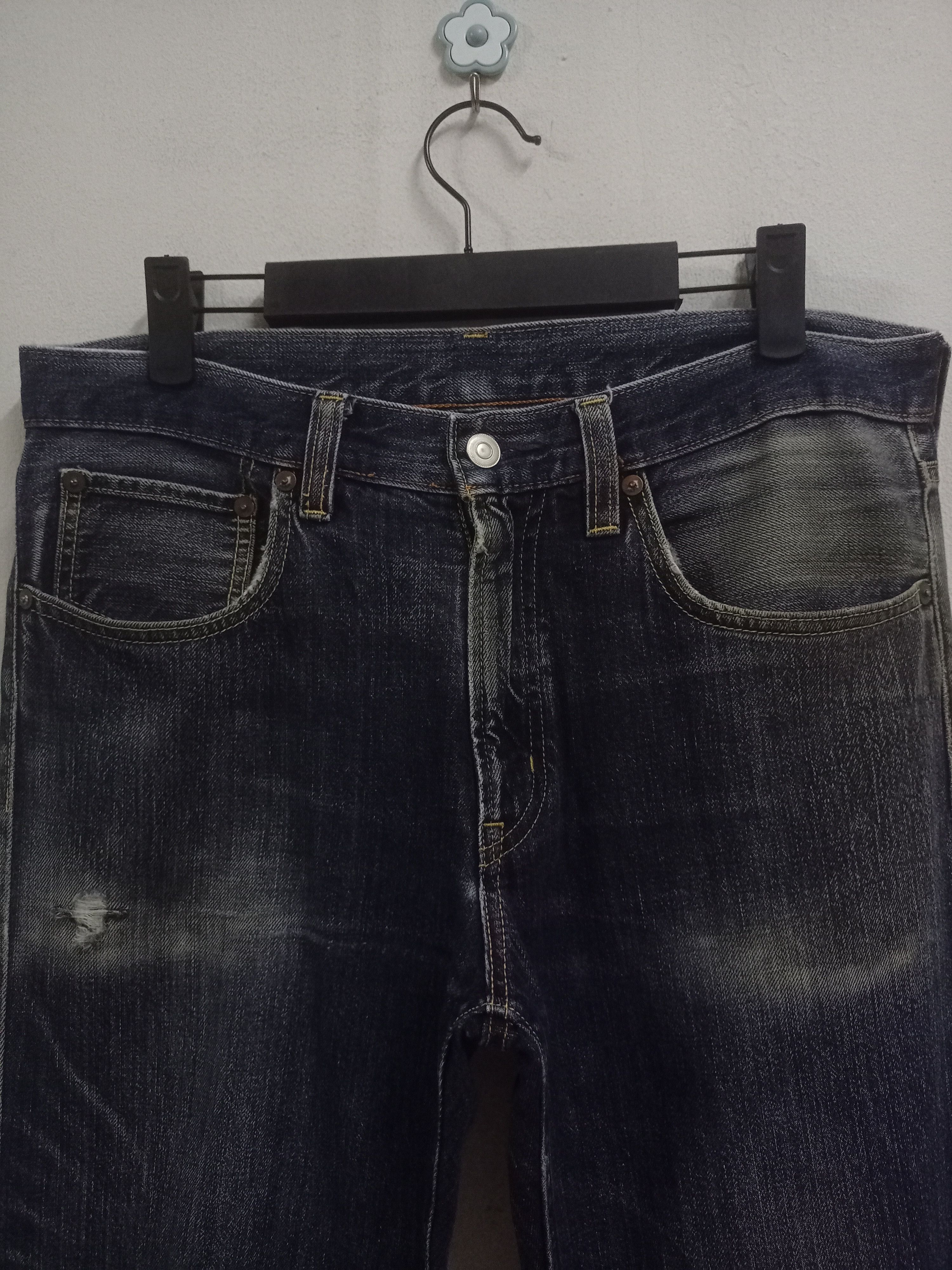 Japanese Brand Vintage Japanese Brand Mud Wash Loose Jeans Size US 32 / EU 48 - 4 Thumbnail