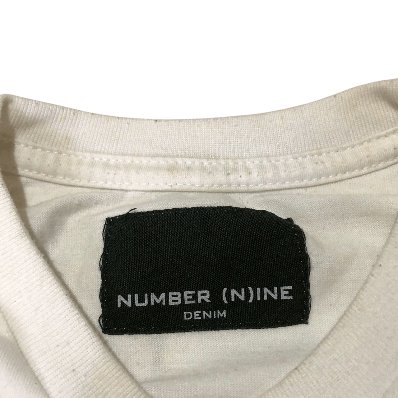Number (N)ine Number (N)ine Denim Logo Tape Long Sleeve Tee Size US S / EU 44-46 / 1 - 4 Thumbnail