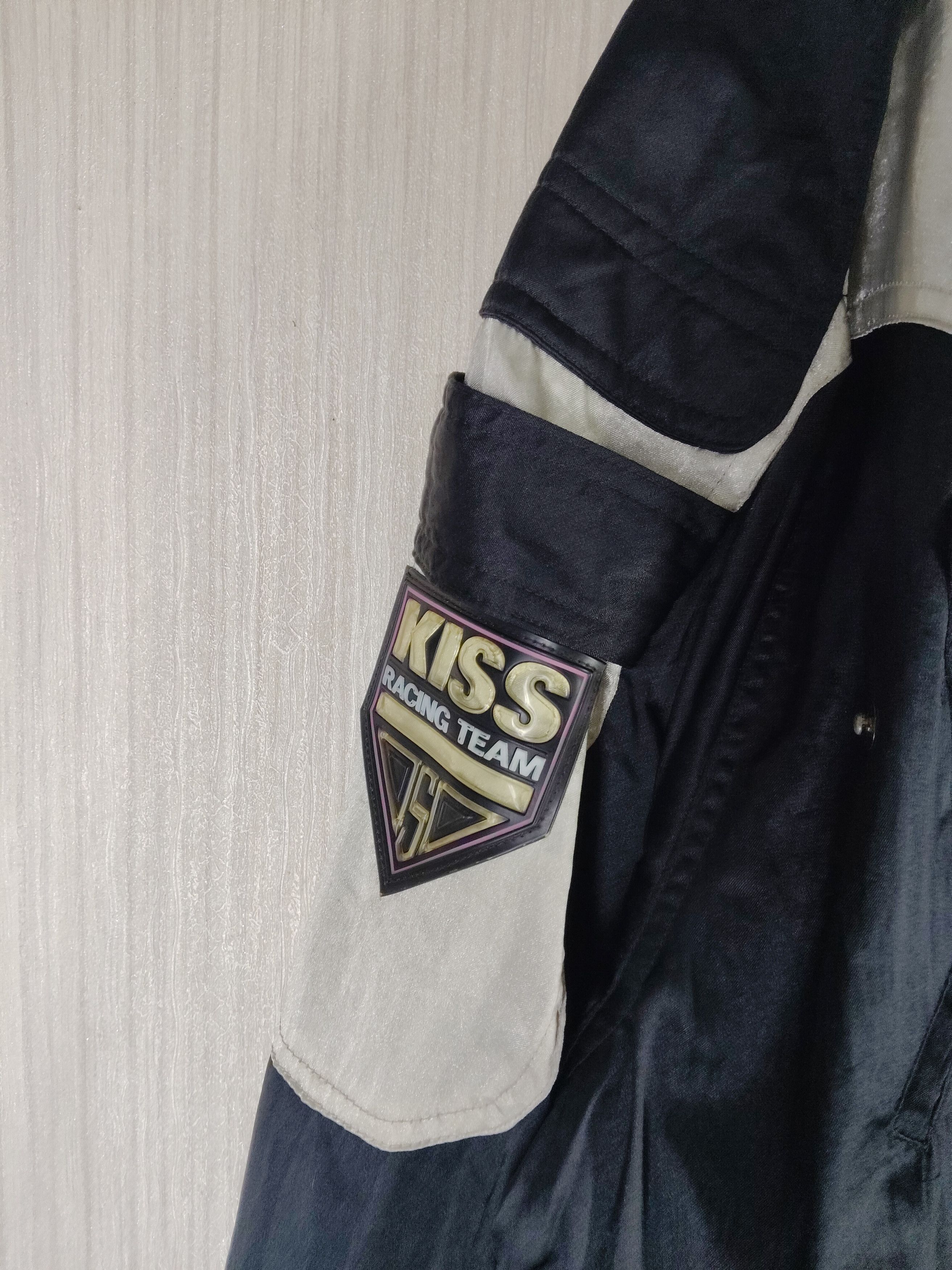 Sports Specialties Rare Vintage 90s Kiss Racing Team Bomber Jacket Size US M / EU 48-50 / 2 - 7 Thumbnail
