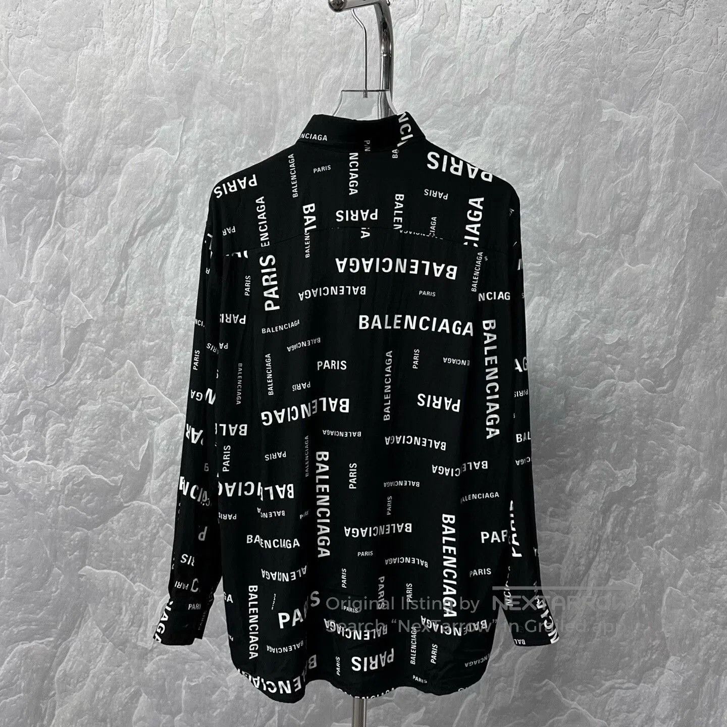 Balenciaga balenciaga logo print long sleeve shirt. Size US XS / EU 42 / 0 - 4 Thumbnail