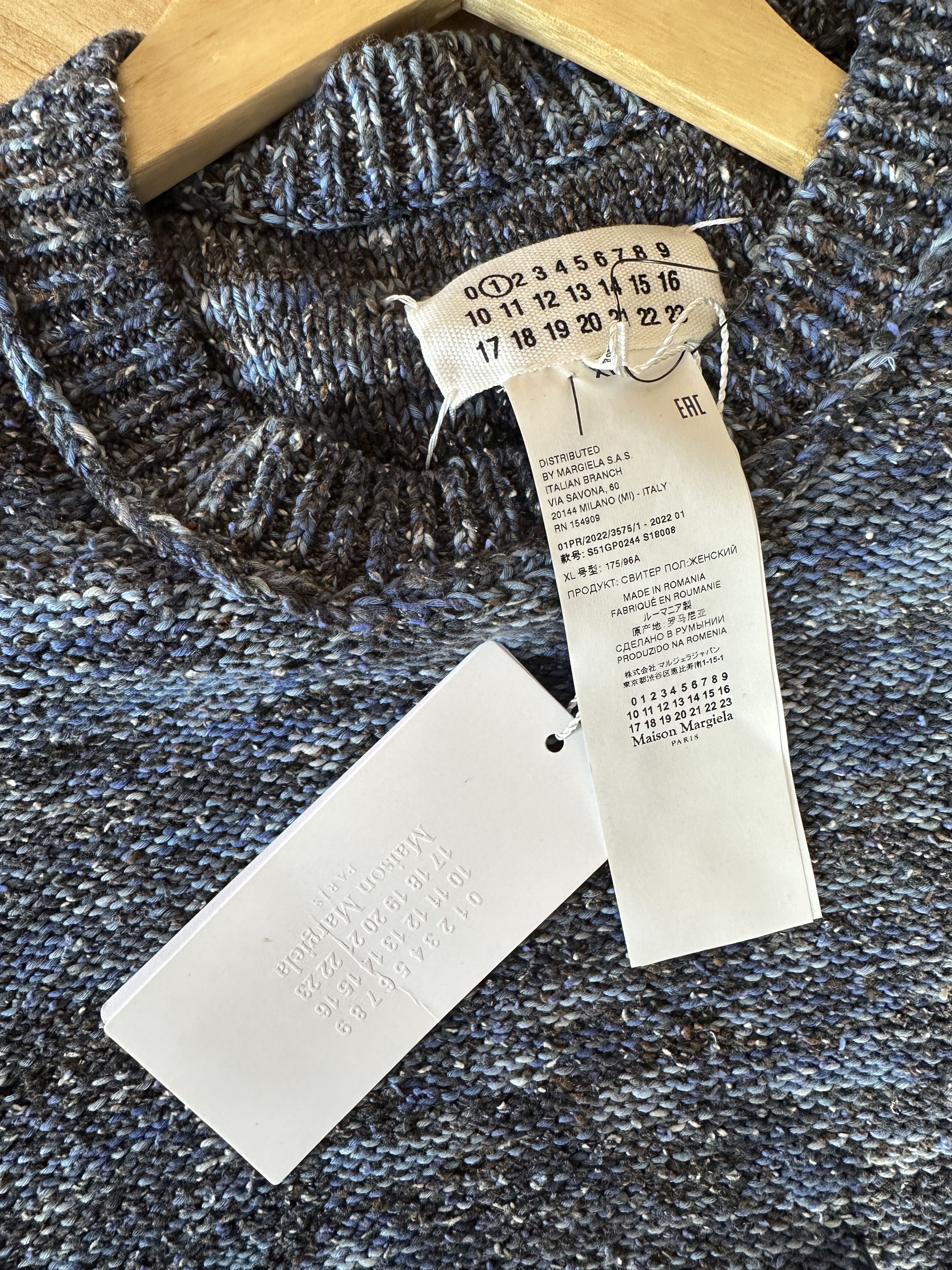 Maison Margiela Maison Margiela Chunky Knit Sweater Size US S / EU 44-46 / 1 - 5 Thumbnail