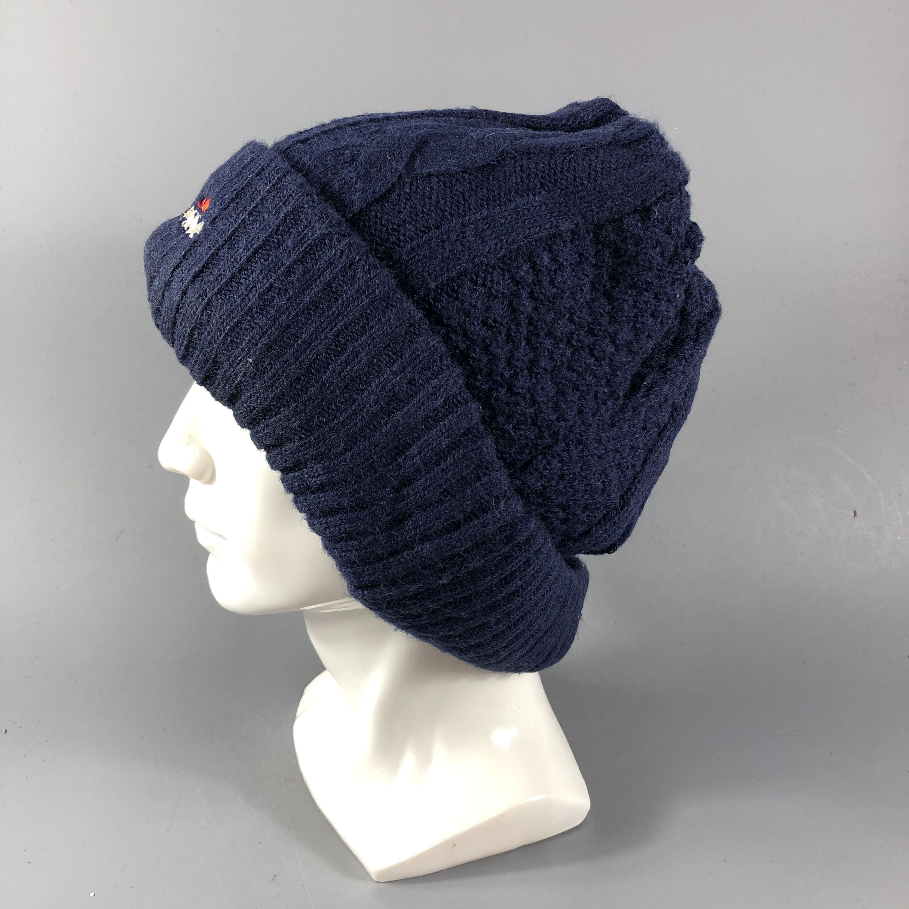 Ellesse Ellesse Cable Knit Slouchy Beanie Snowcap Snow Hat B616 Size ONE SIZE - 2 Thumbnail