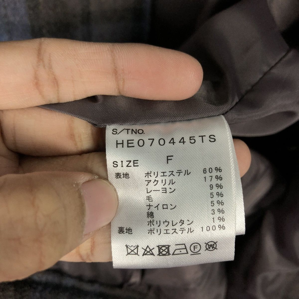 Flannel 🔥VINTAGE FLANNEL JACKET HEATHER TARTAN DESIGN ISSEY MIYAKE Size US M / EU 48-50 / 2 - 20 Thumbnail