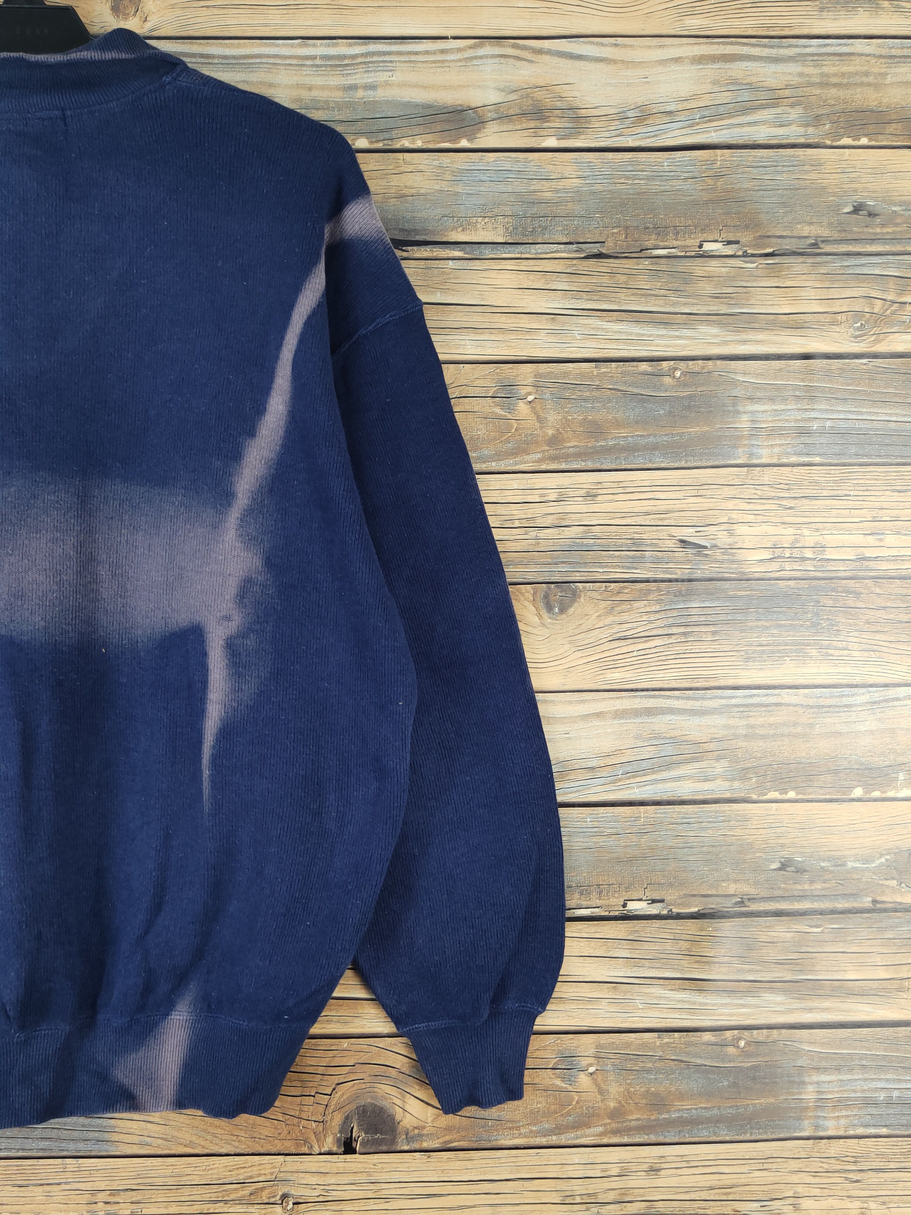 Yamaha Yamaha vintage Navy faded Knitwear Sweatshirts #W1374 Size US M / EU 48-50 / 2 - 10 Thumbnail
