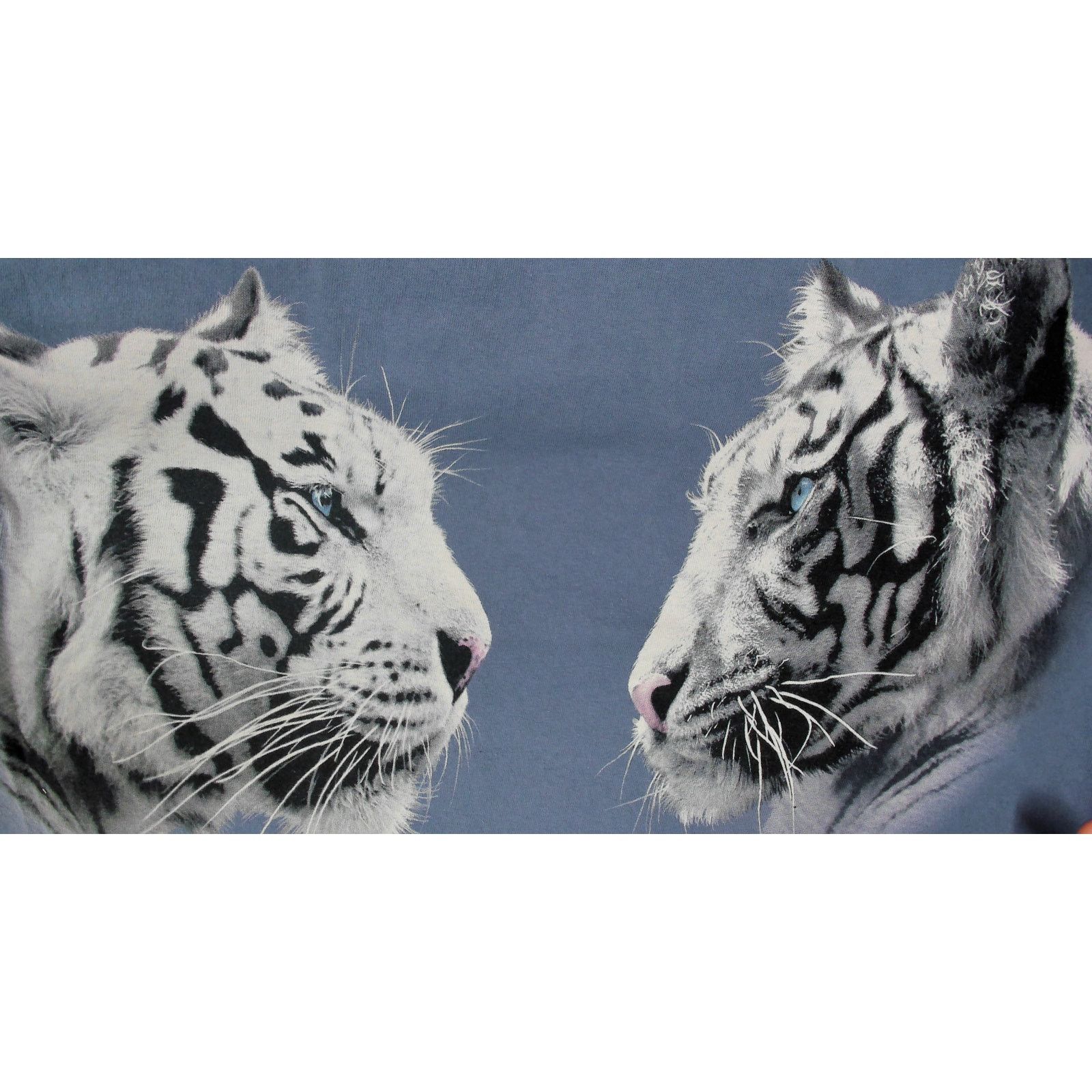The Mountain The Mountain | Y2K Faded White Tiger Boxy Nature Tee Size US L / EU 52-54 / 3 - 7 Thumbnail