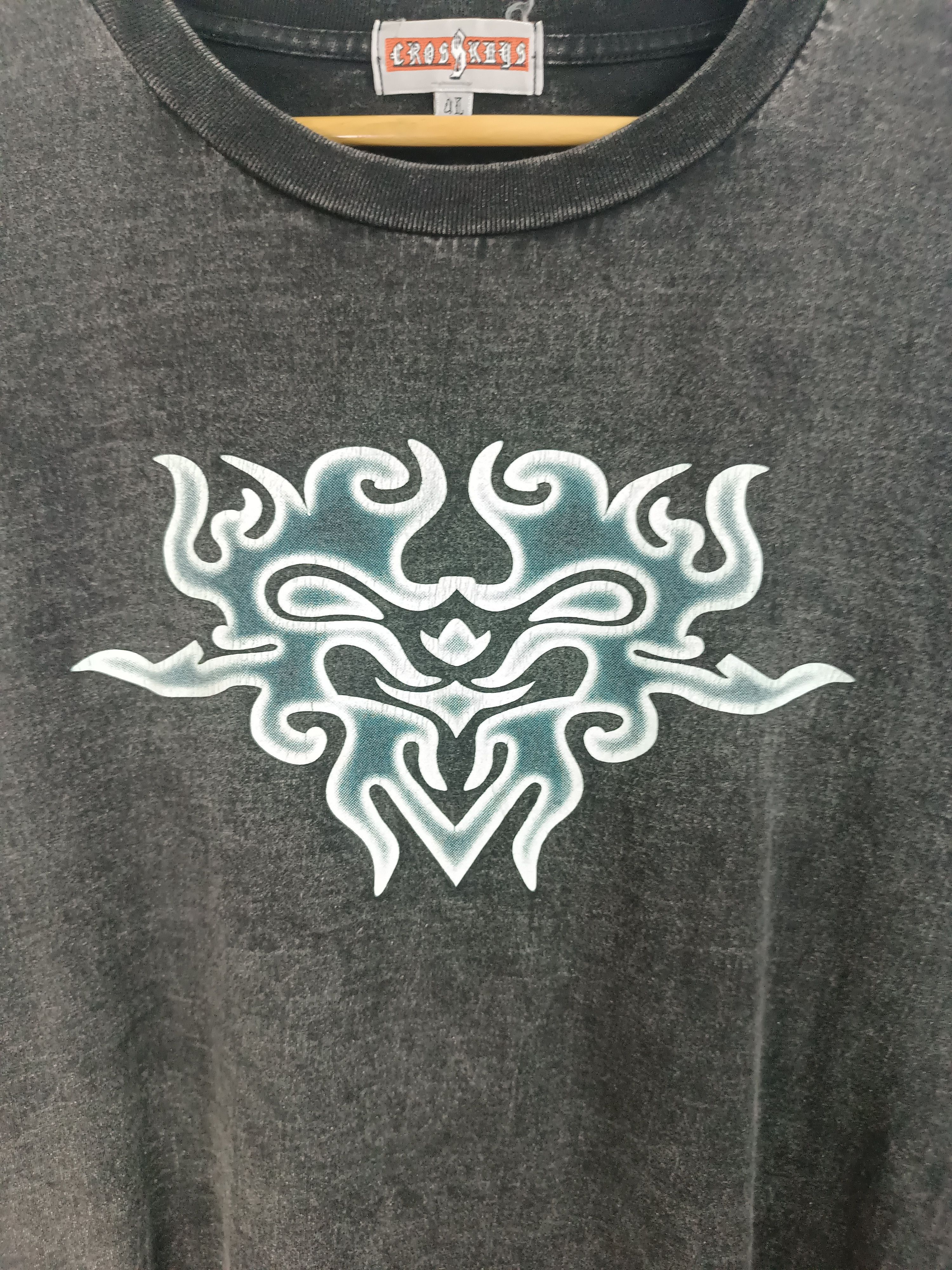 Tribal Streetwear VINTAGE Y2K TRIBAL ACID STYLE LGB SKULL TRIBE IFSIXWASNINE Size US XL / EU 56 / 4 - 8 Thumbnail