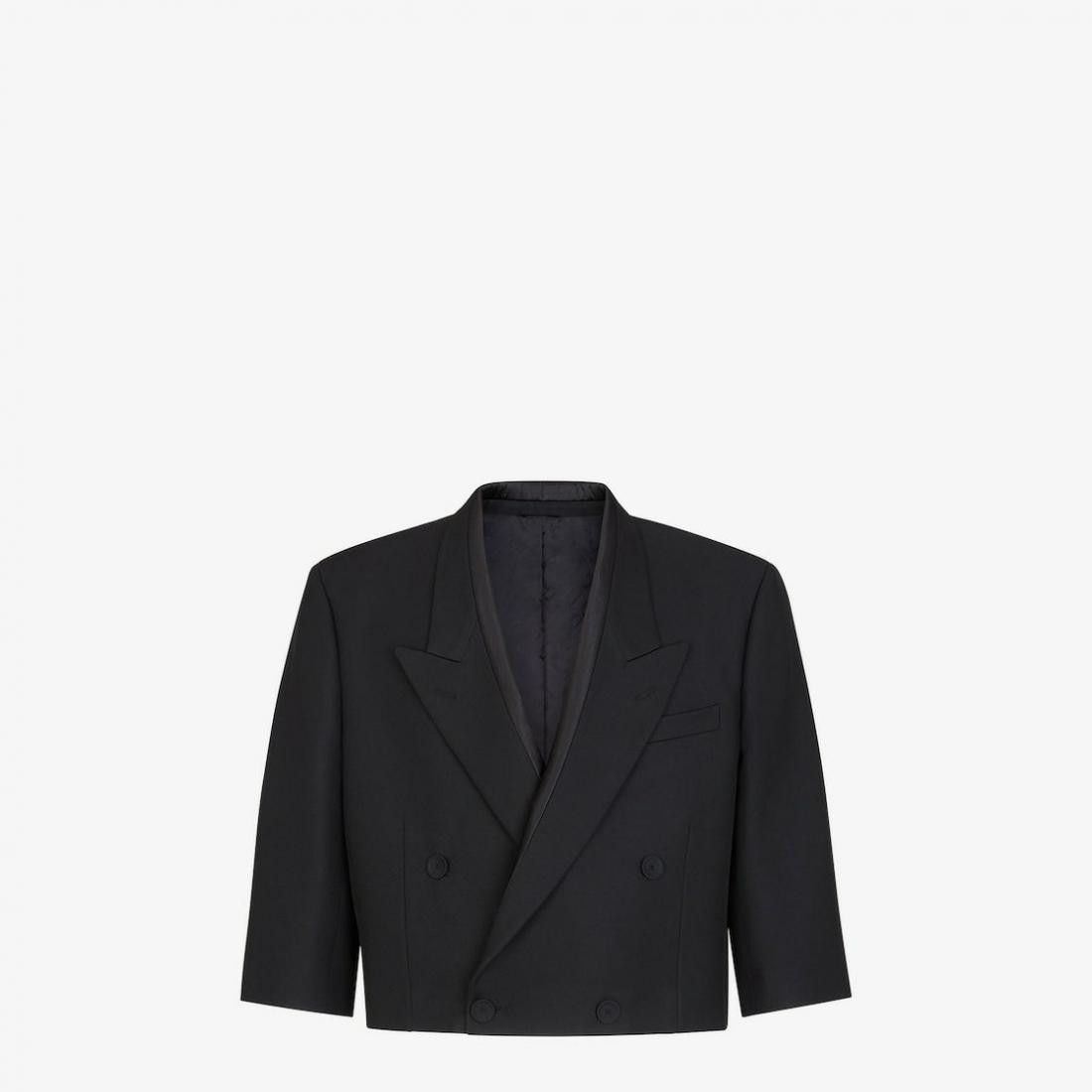image of Fendi O1Loc1C0124 Jacket In Black, Men's (Size Medium)