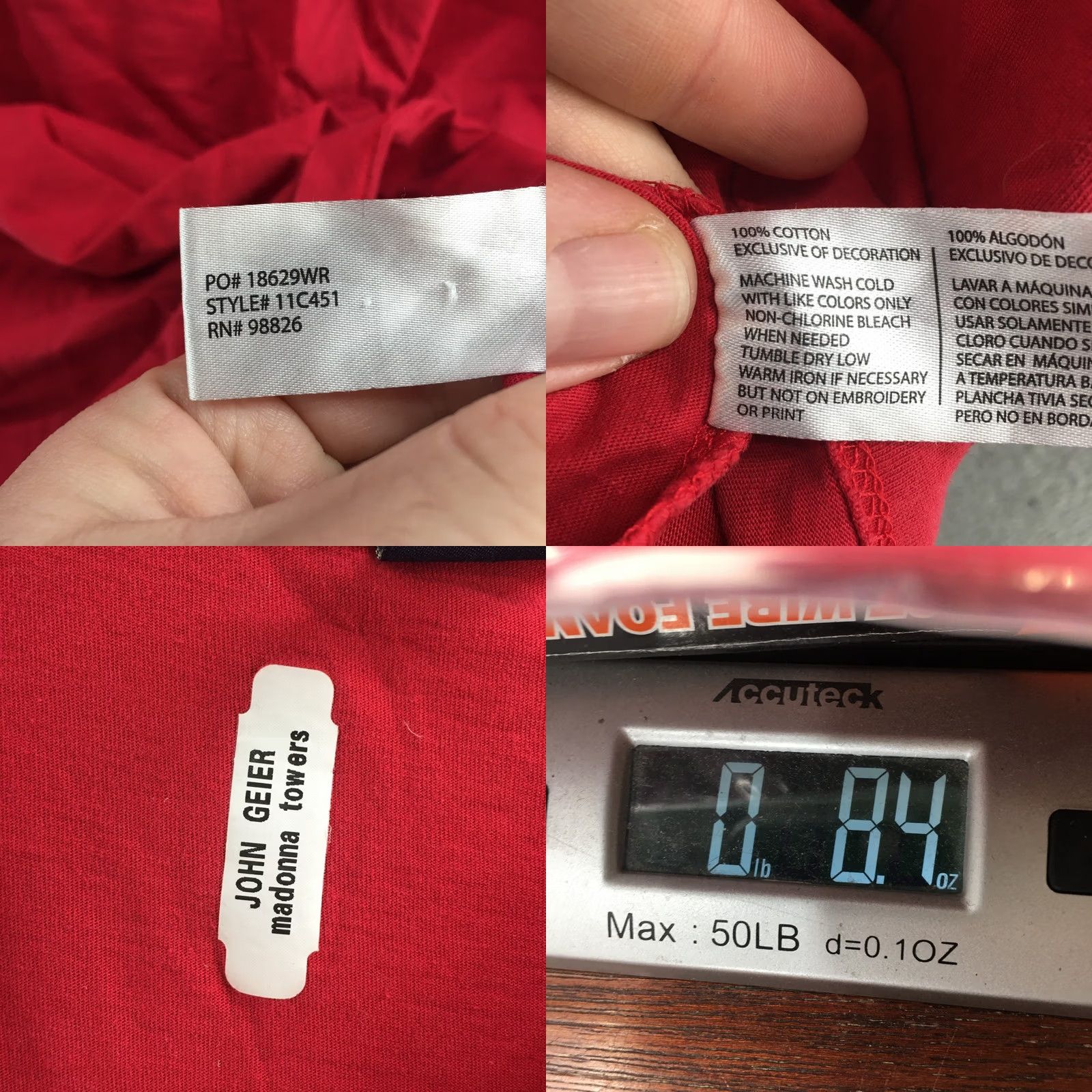 U.S. Polo Assn. U.S. Polo Assn. T-Shirts Mens 3XL Red Cotton Pullover Short Sleeve Crew Neck Size US XXL / EU 58 / 5 - 9 Thumbnail