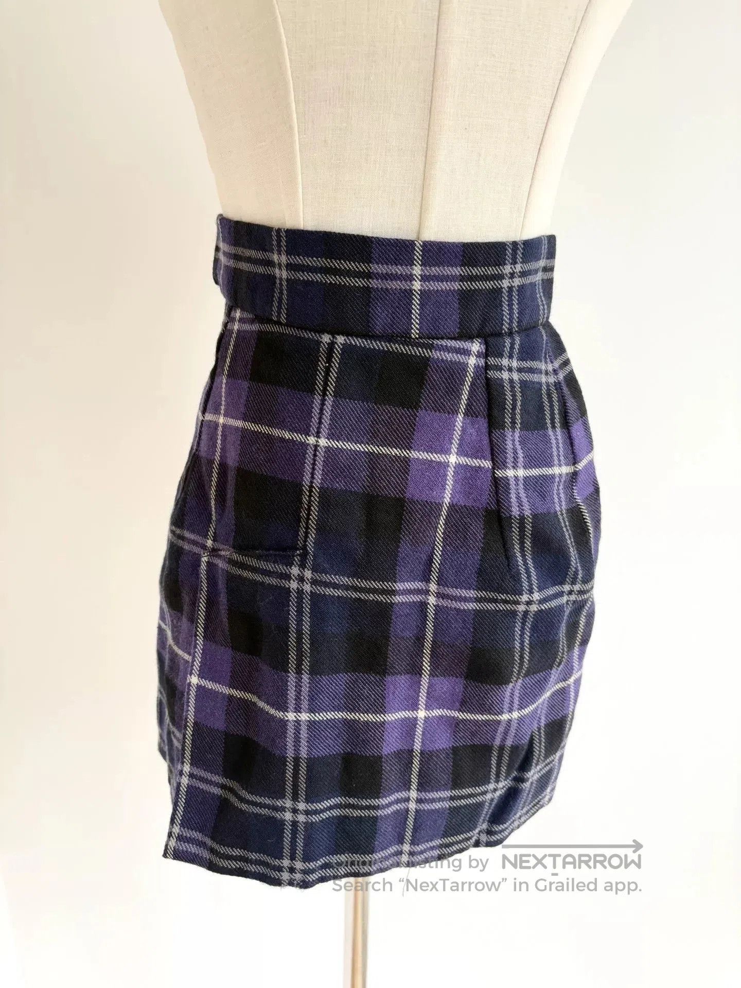 Vivienne Westwood vivienne westwood purple plaid mini skirt. Size 28" / US 6 / IT 42 - 3 Thumbnail