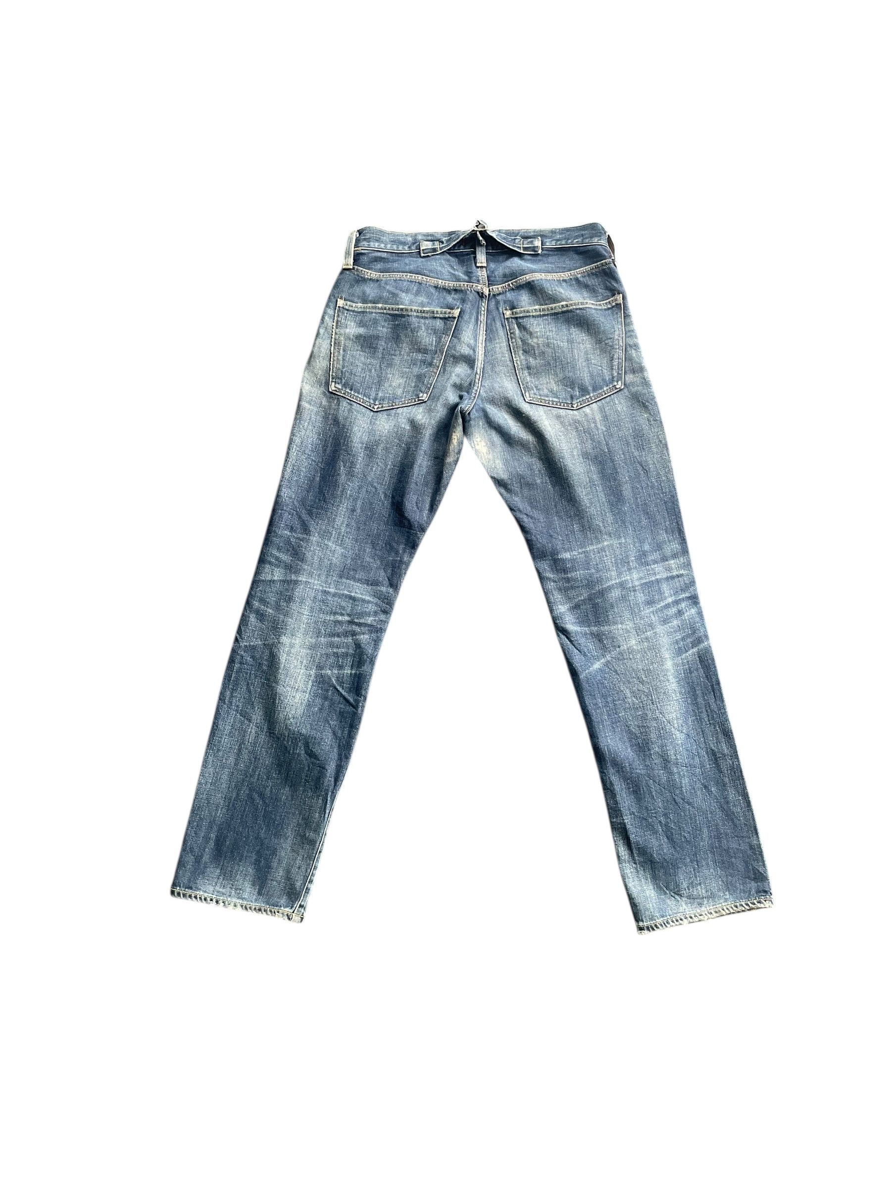 Japanese Brand Red Card Faded Wash Denim Size US 32 / EU 48 - 4 Thumbnail