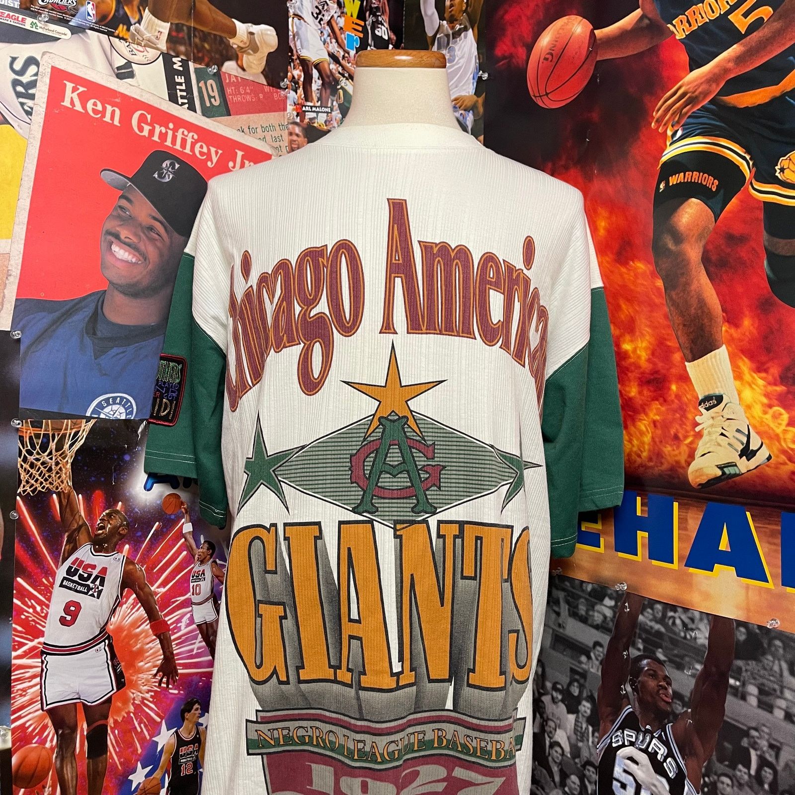Vintage Vintage Chicago American Giants Negro League Baseball Tee Size US XL / EU 56 / 4 - 1 Thumbnail