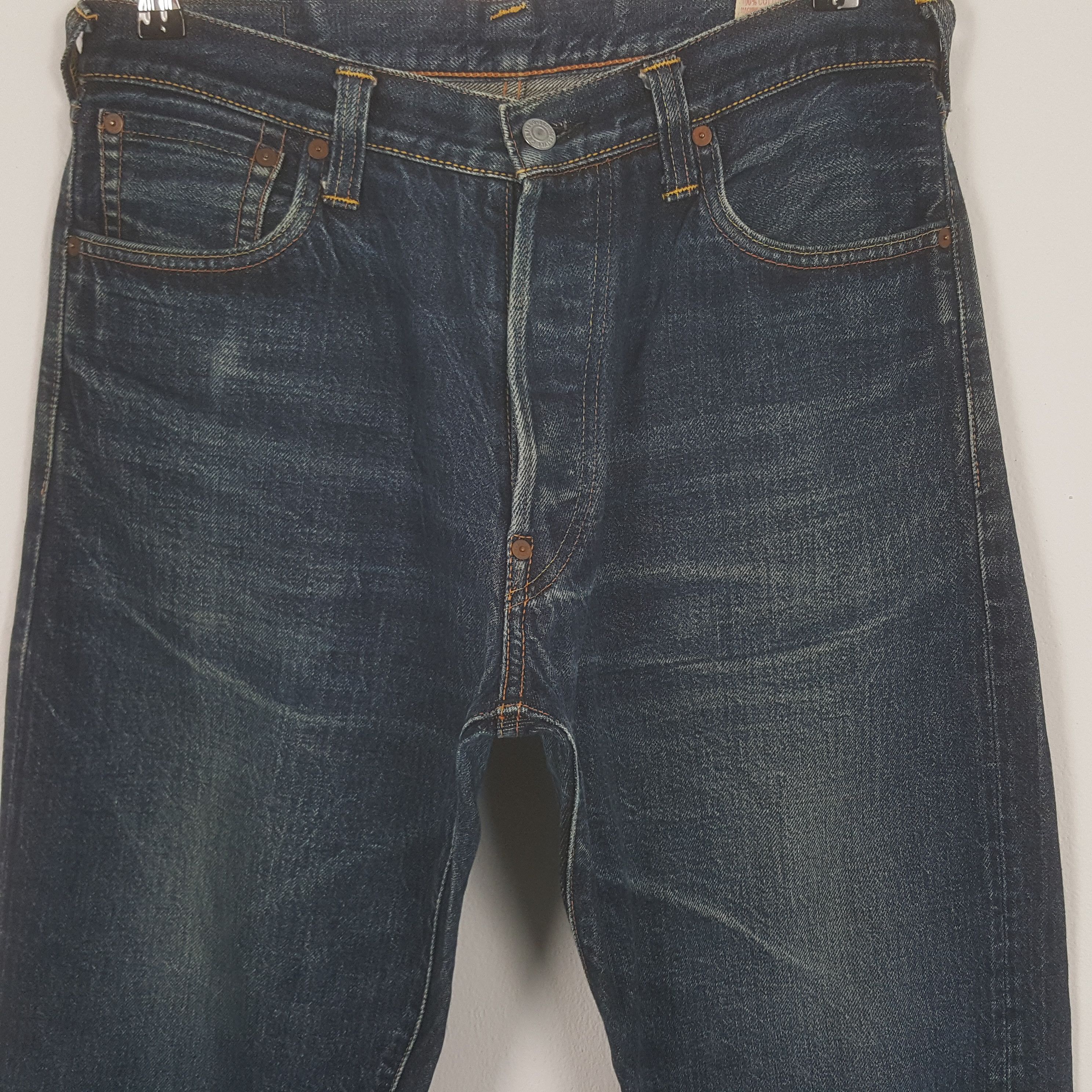 Evisu Vintage Evisu Japanese Brand Daicock Custom Art Denim Jeans Size US 31 - 5 Thumbnail