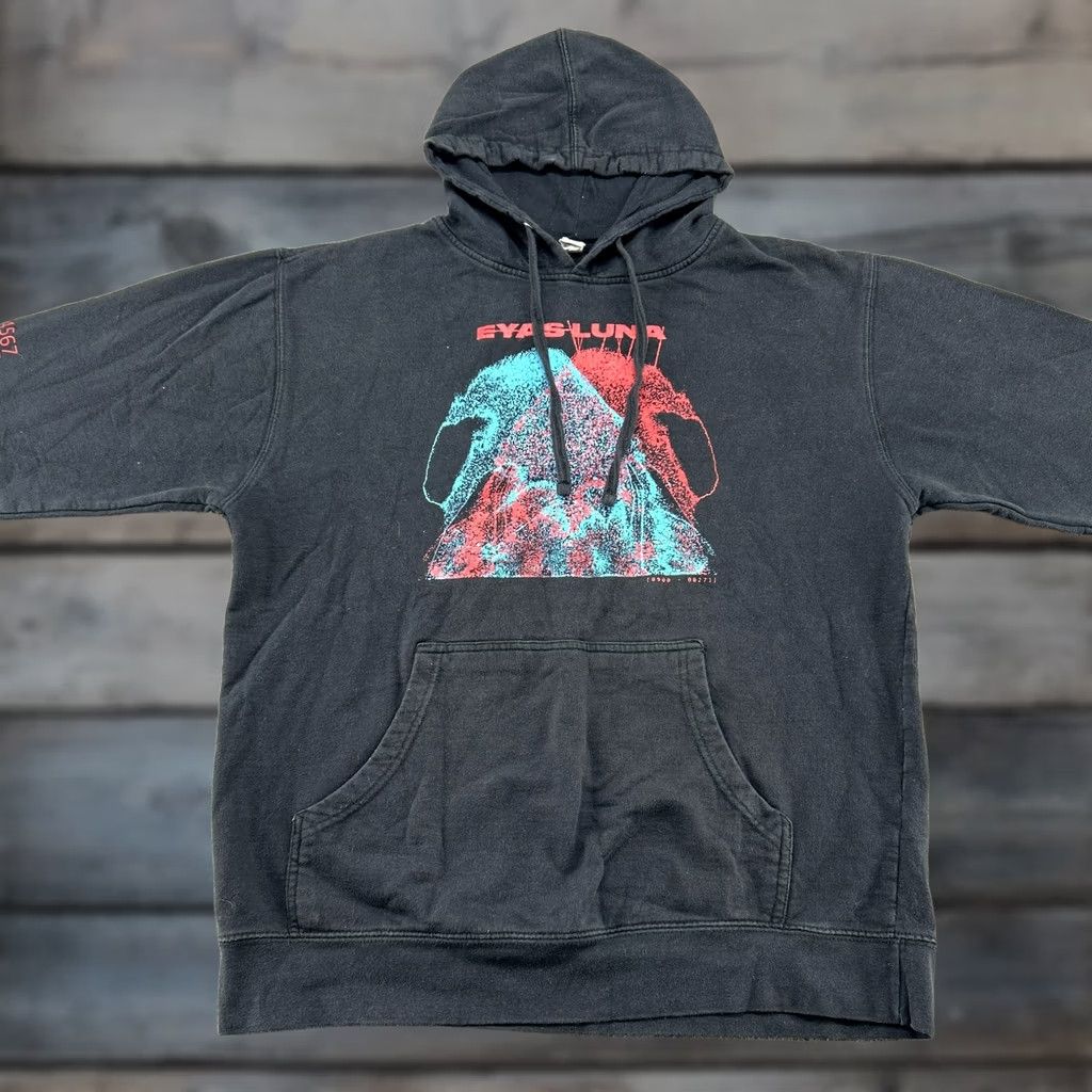 Vintage VINTAGE Bella + Canvas Hoodie Mens L Black Pullover Music Band PNW Metalcore Eugene Oregon Size US L / EU 52-54 / 3 - 1 Thumbnail