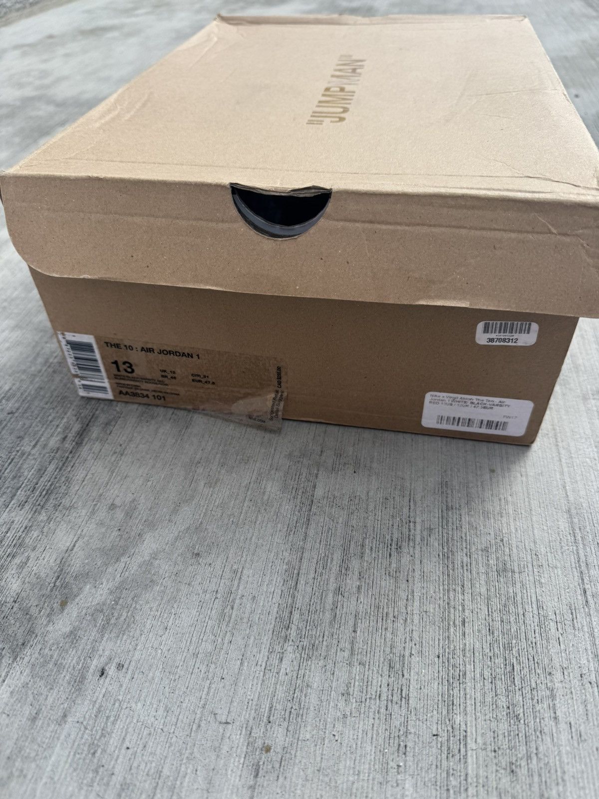 Nike × Off-White OFF-WHITE OFF WHITE JORDAN 1 RETRO HIGH OG CHICAGO SIZE 13 Size US 13 / EU 46 - 8 Thumbnail