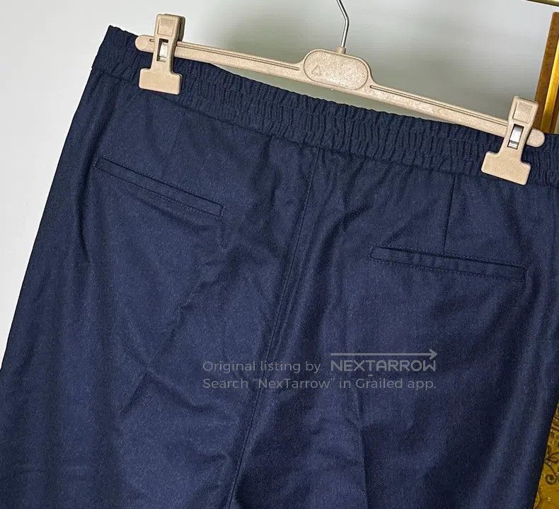 Brunello Cucinelli Brunello Cucinelli Wool drawstring trousers Size US 34 / EU 50 - 4 Thumbnail