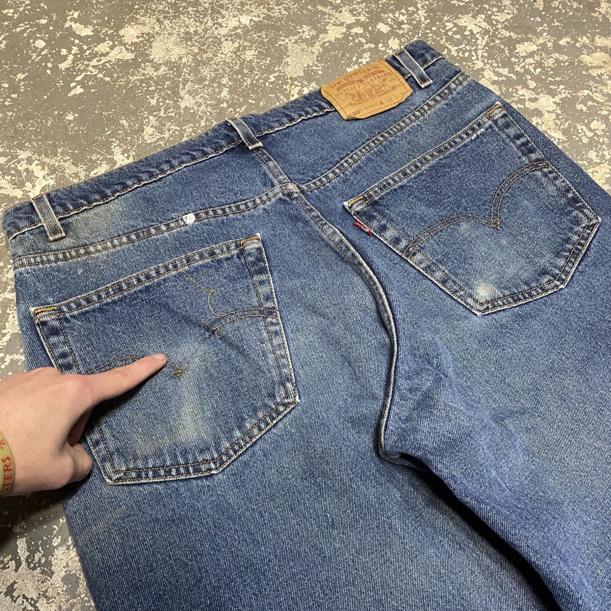 Japanese Brand × Levi's × Vintage Vintage Levi’s 550 Relaxed Fit Blue Denim Jeans 90s Size US 37 - 7 Thumbnail