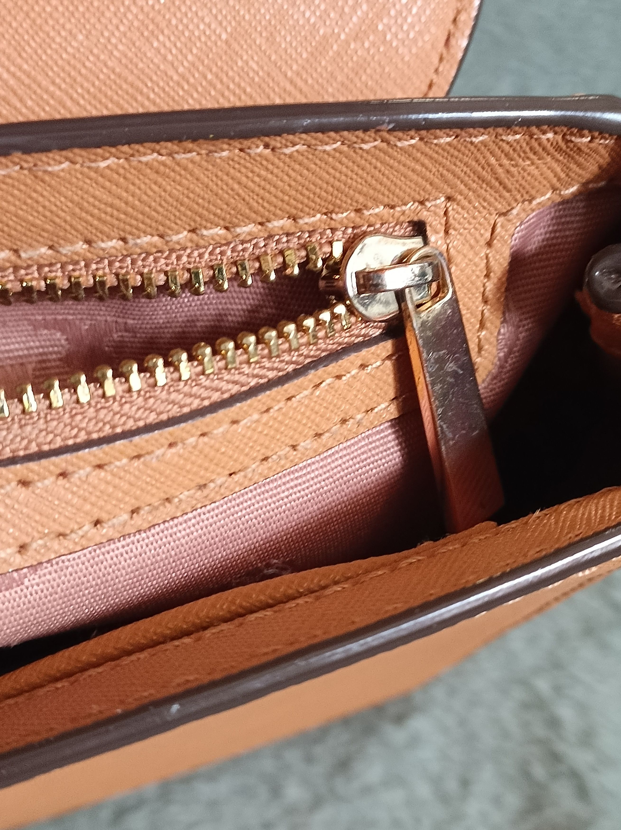 Tory Burch Tory Burch Emerson Tan Leather Flap Top Handle Crossbody Bag Size ONE SIZE - 11 Thumbnail
